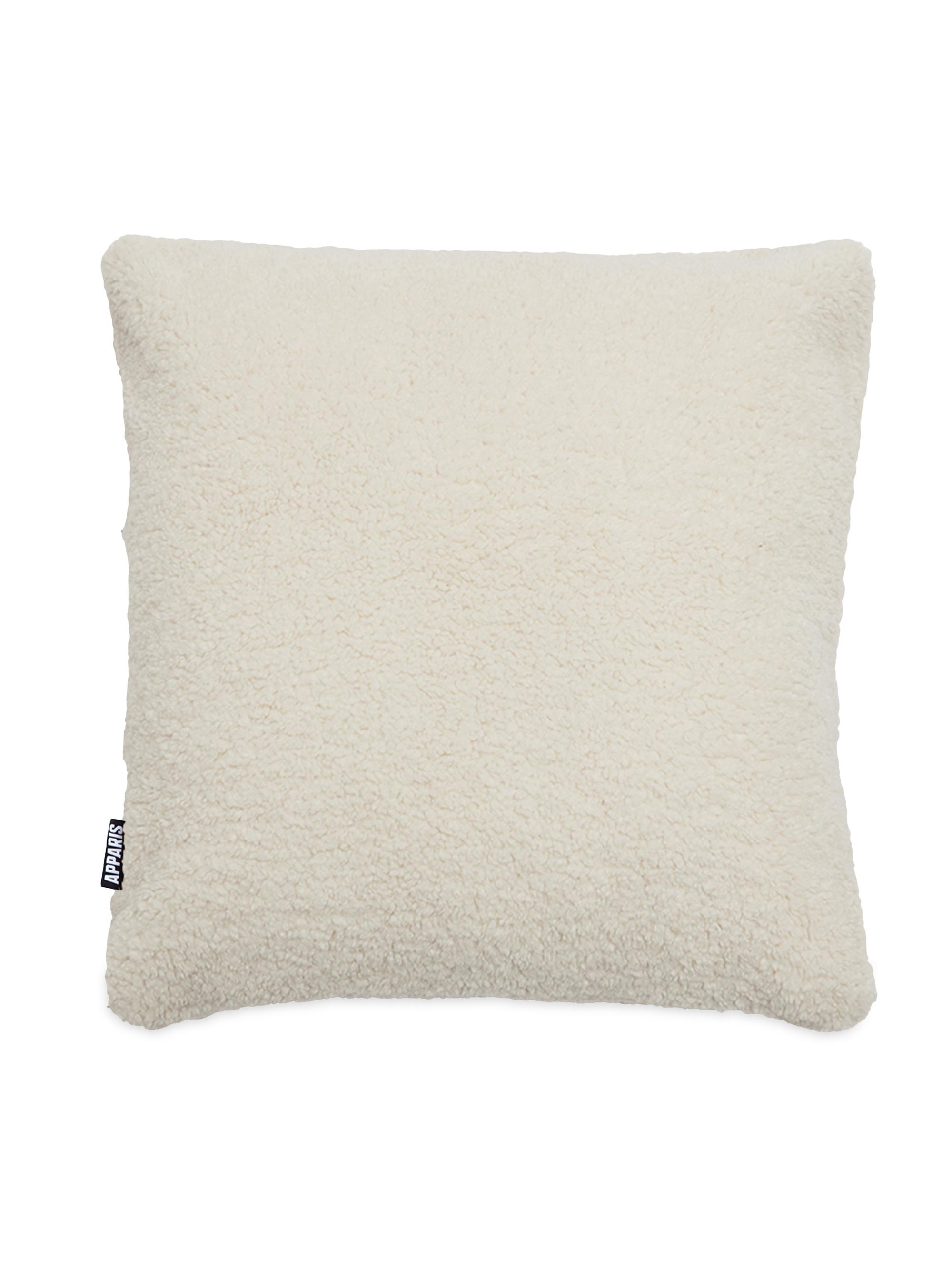 Apparis Nitai Faux Shearling Pillowcase - Blanc