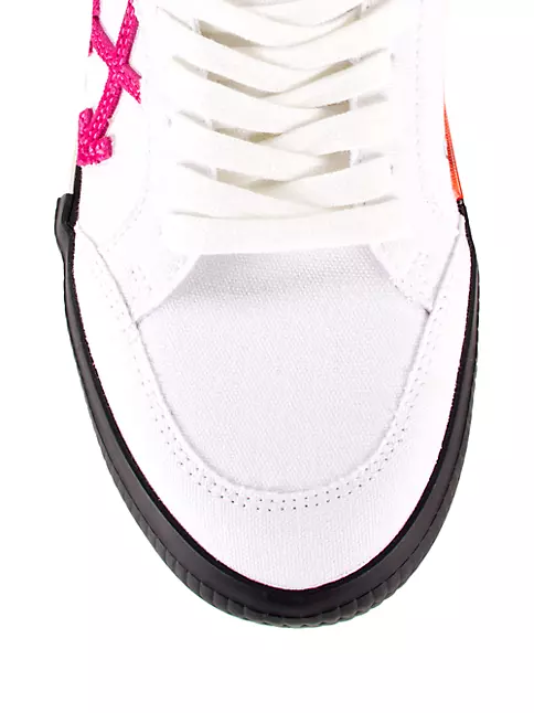 Off-White Low Vulcanized Full Leather Sneaker | Men's | Blue/White | Size EU 41 / US 8 | Sneakers