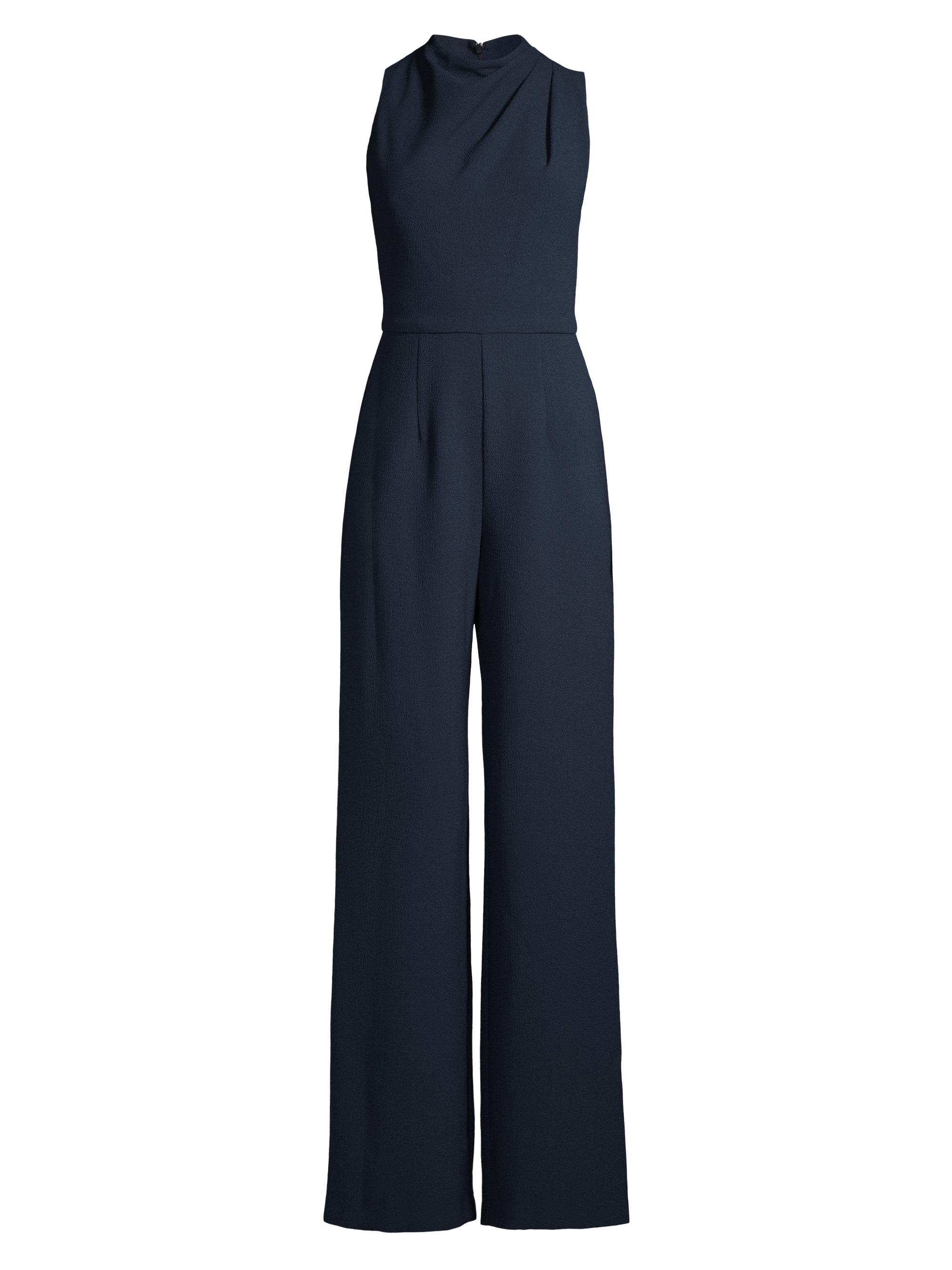 Black Halo Women's Corinne Sleeveless Flared-Leg Jumpsuit - Wildfire