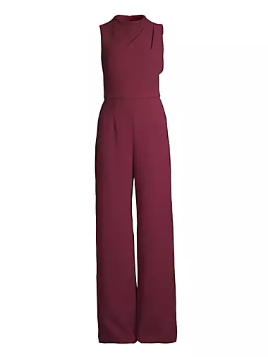 WalG Lilly Pleated Wide Leg Jumpsuit