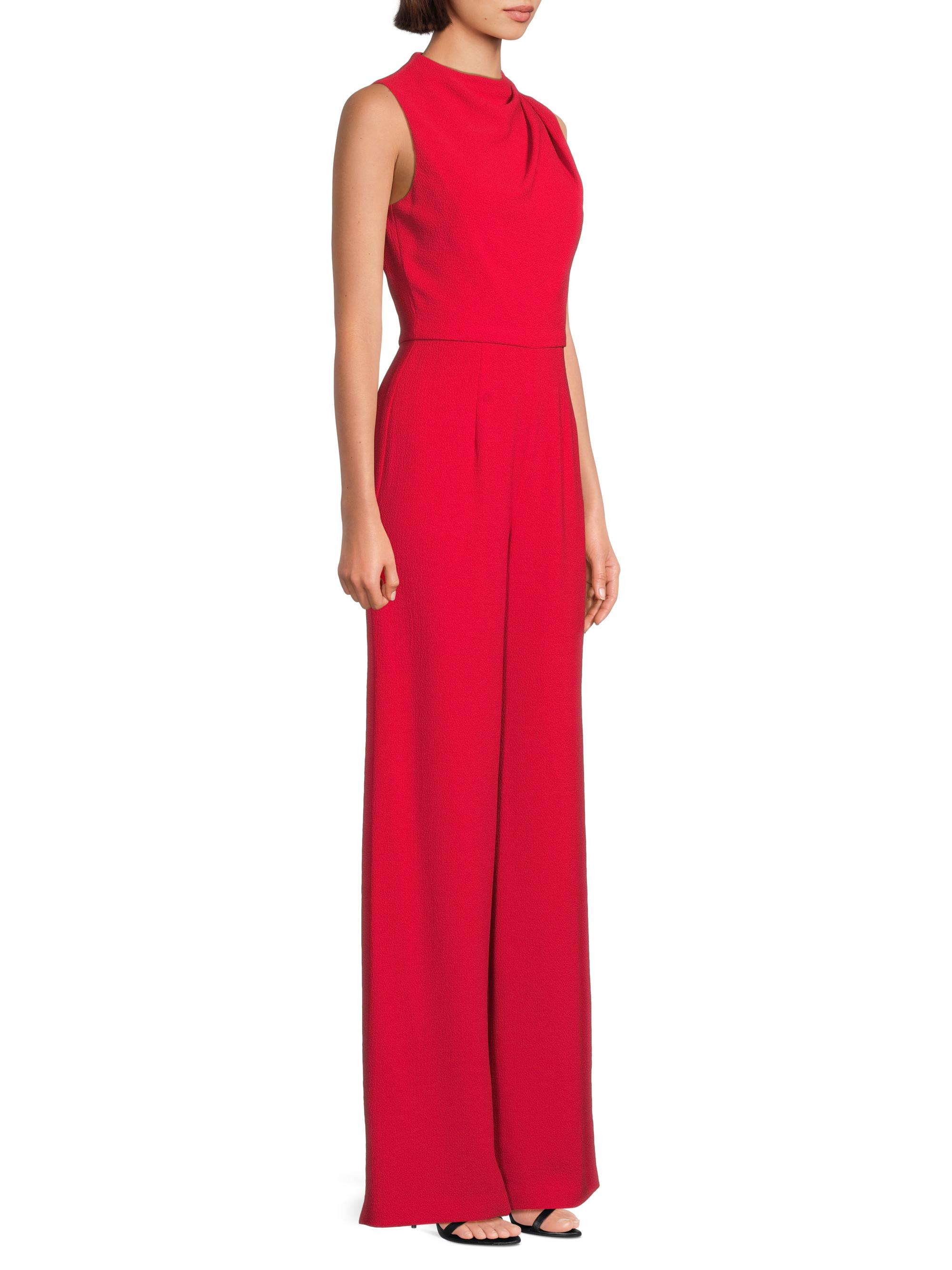 Corinne Sleeveless Flared-Leg Jumpsuit
