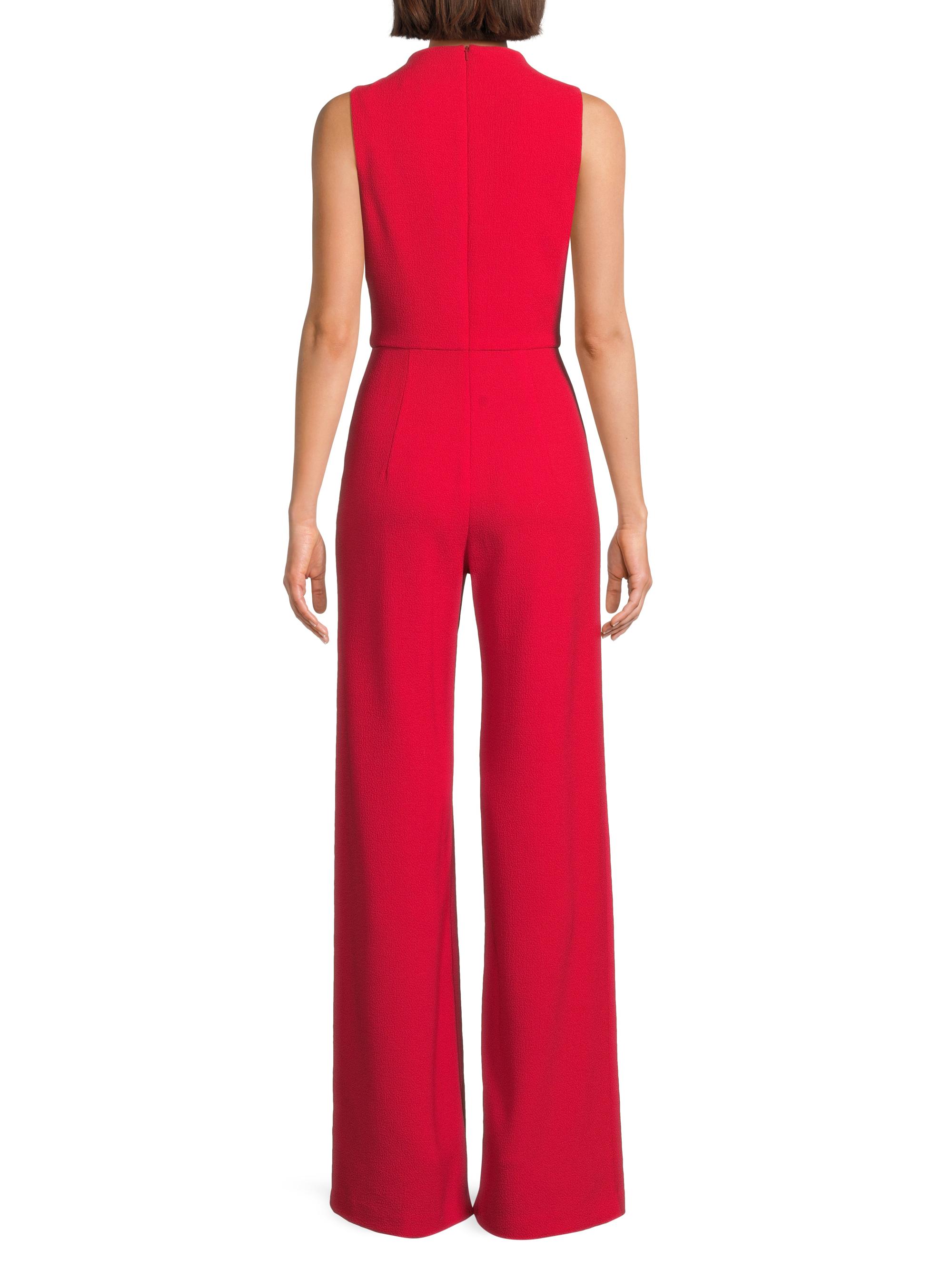 Corinne Sleeveless Flared-Leg Jumpsuit