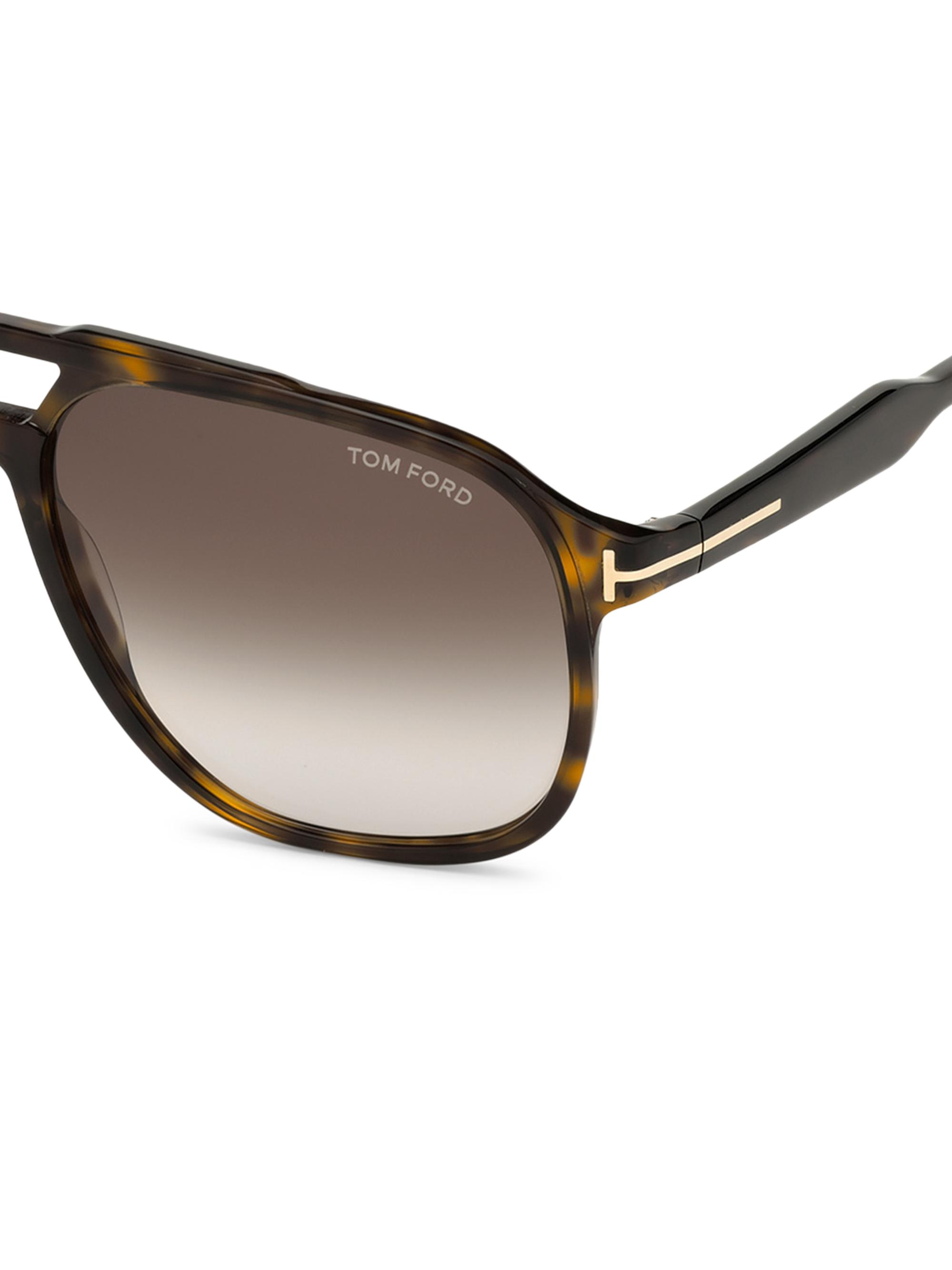 TOM FORD Raoul 62MM Navigator Sunglasses | Saks Fifth Avenue display picture 3