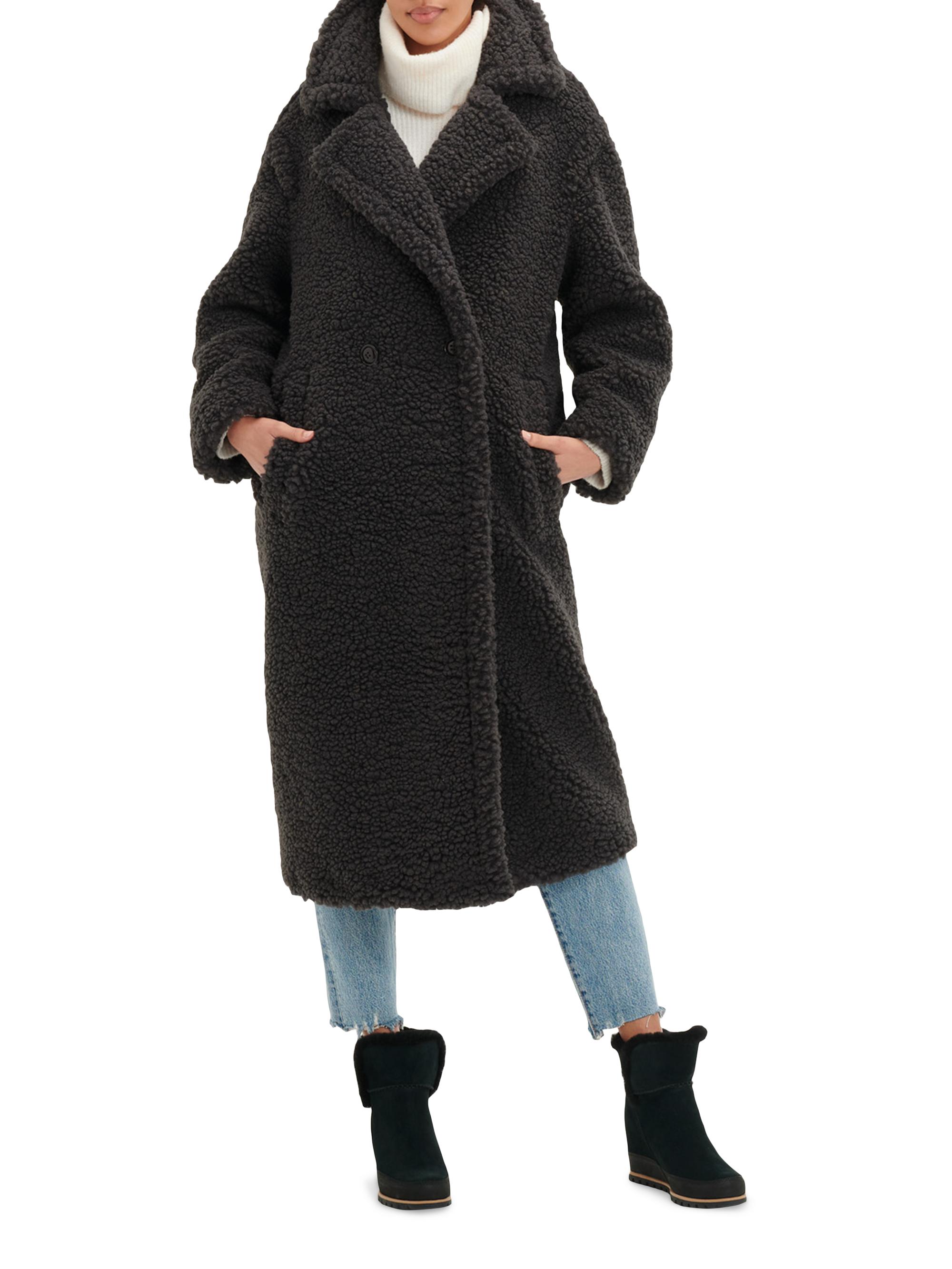 UGG Gertrude Long Teddy Coat Saks Fifth Avenue