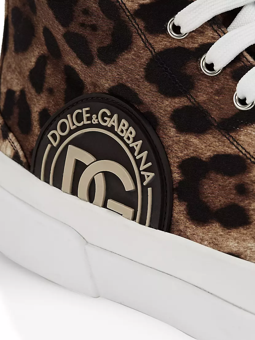 Luxury Dolce Gabbana Leopard Print SNKS in Lagos Island (Eko) - Shoes, Rush  Plug