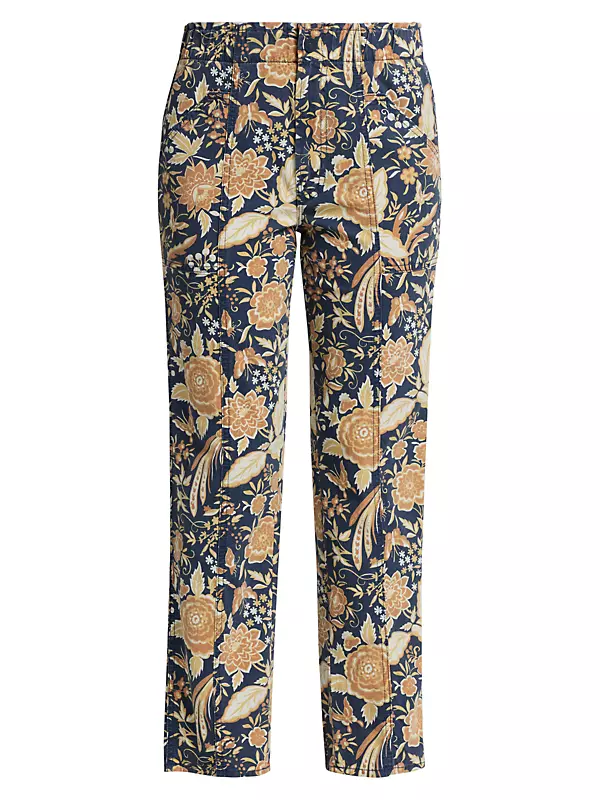 The Springy Floral Ankle Jeans