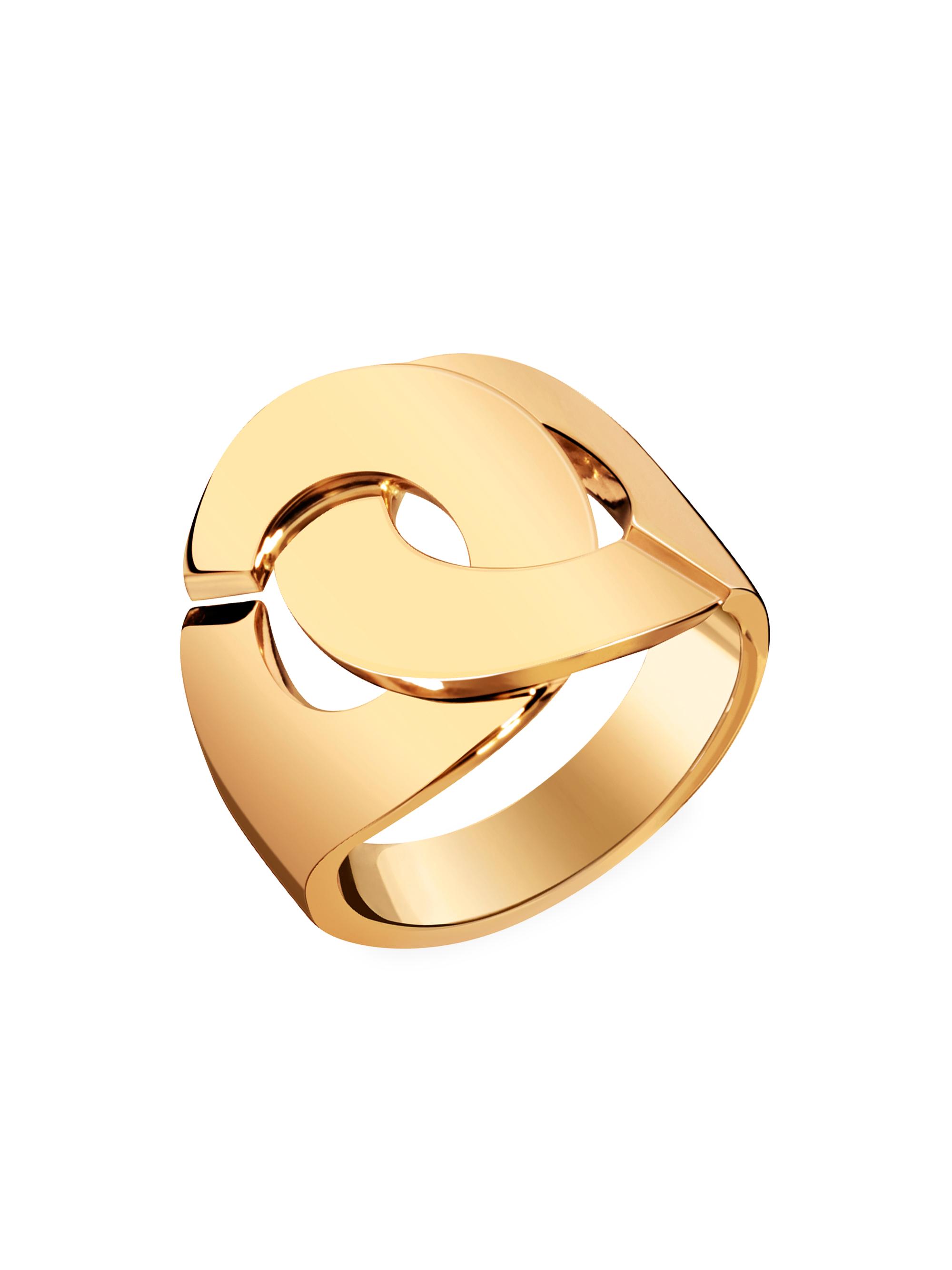 Dinh Van Women's Menottes  R16 18K Yellow Gold Handcuff Ring - Yellow Gold