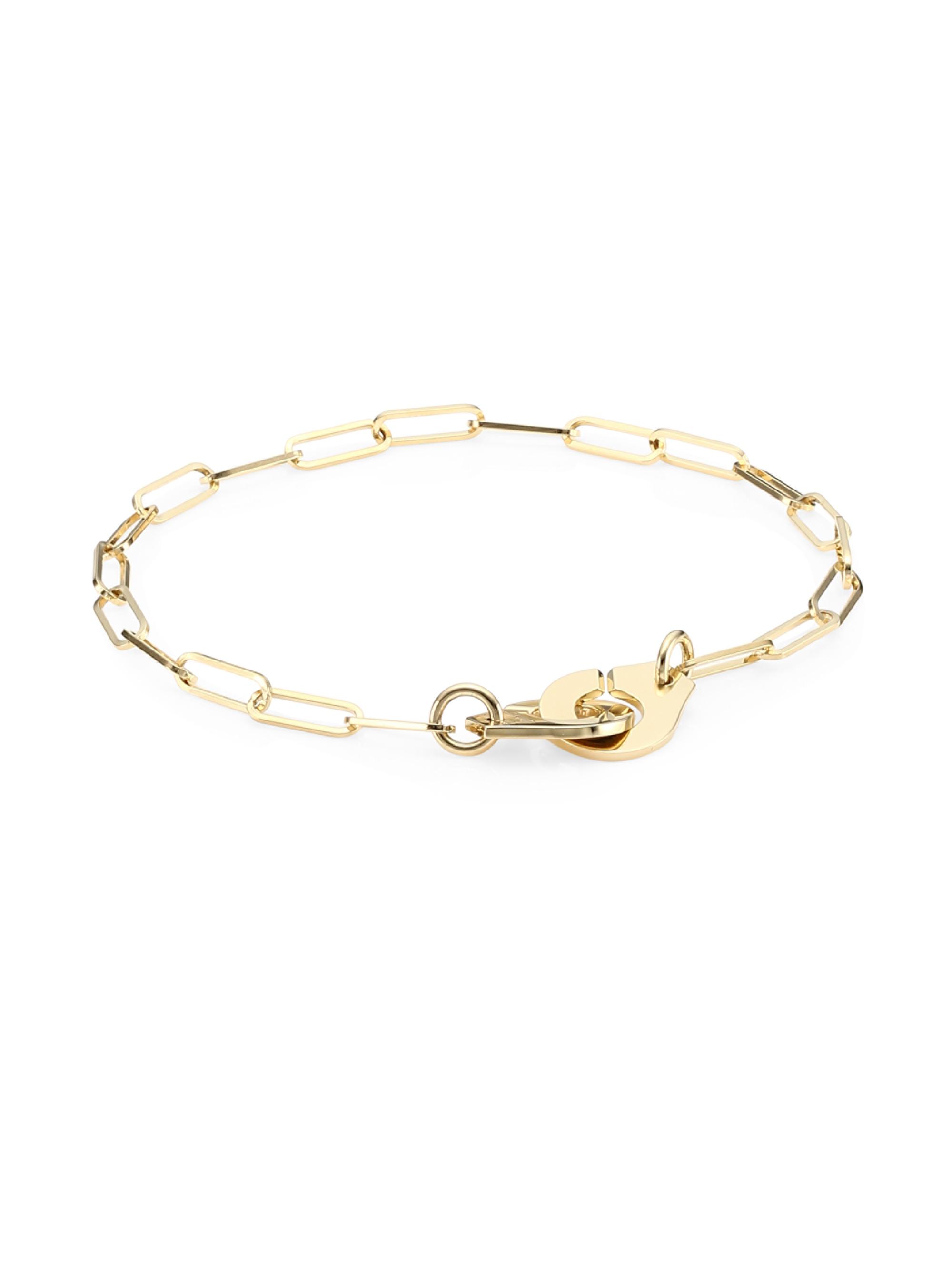 Dinh Van Women's Menottes  R10 K Yellow Gold Chain Bracelet - Gold