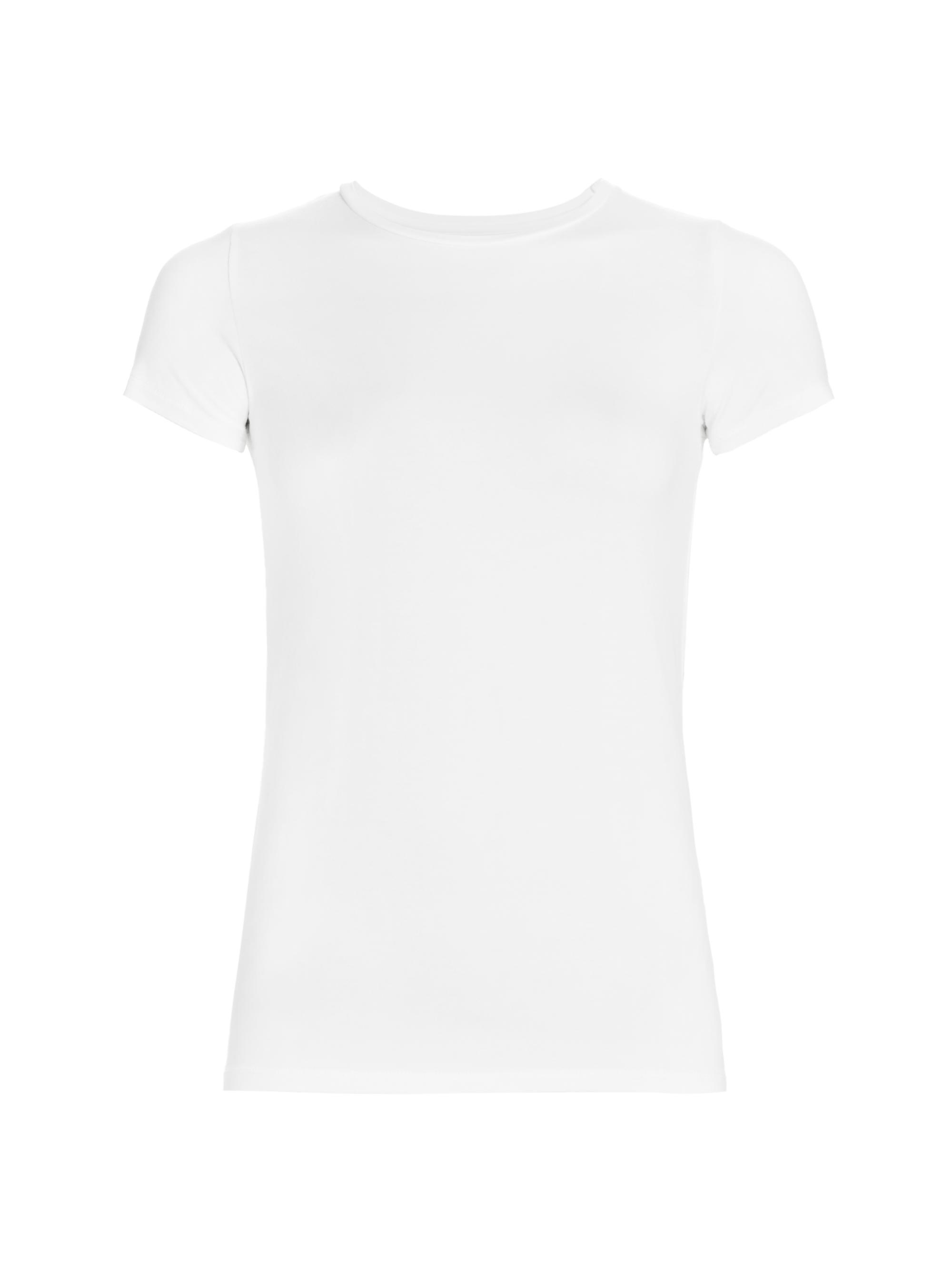 Majestic Filatures Women's Soft Touch Crewneck T-Shirt - Blanc