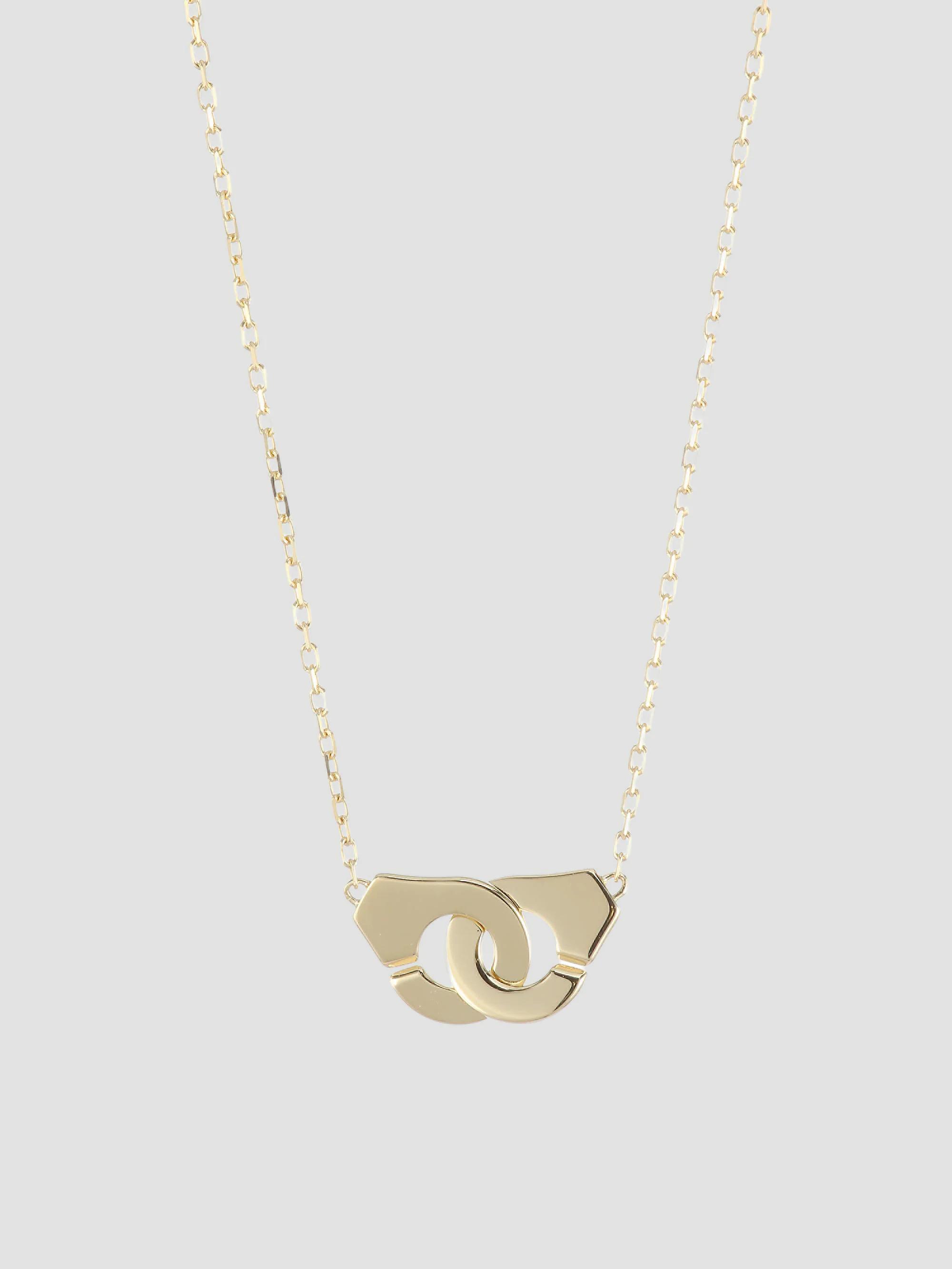 dinh van Women's Menottes Dinh Van R8 18K Yellow Gold Handcuff Chain Necklace - Gold