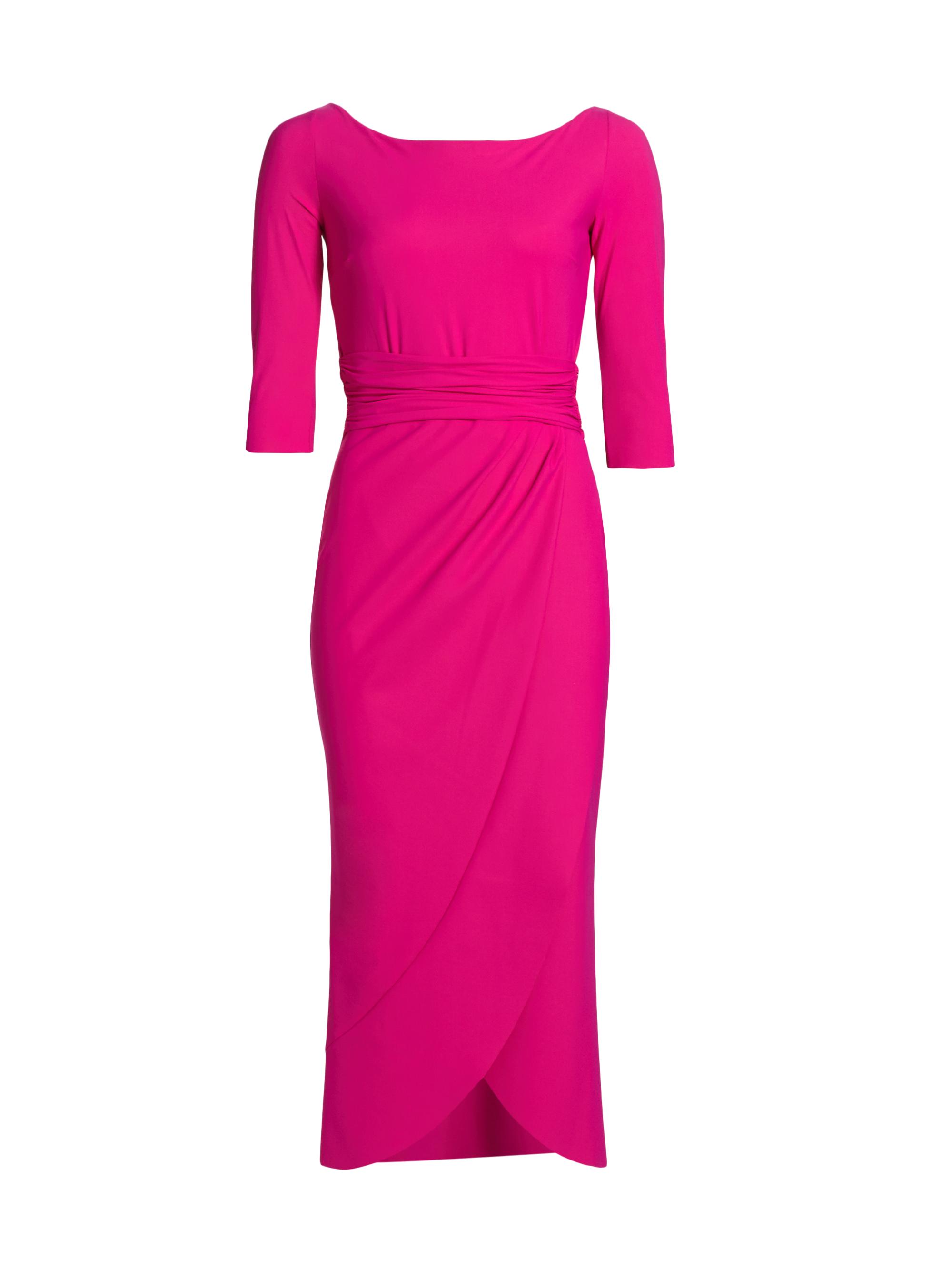 saks fifth avenue petite cocktail dresses Chiara Boni La Petite Robe Agny Wrap-Skirt Cocktail Dress
