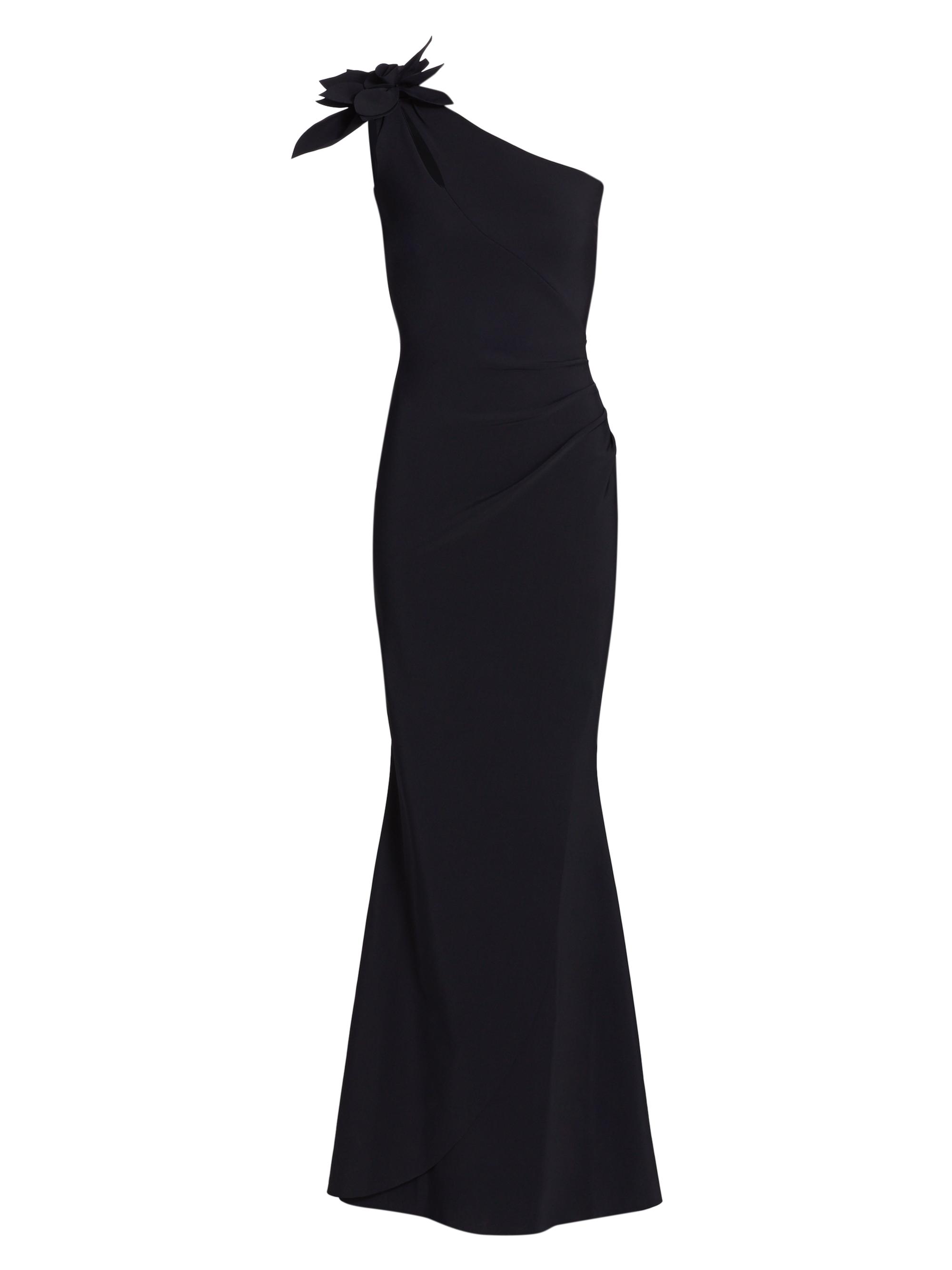 Chiara Boni La Petite Robe Women's Gosia One-Shoulder Gown - Black