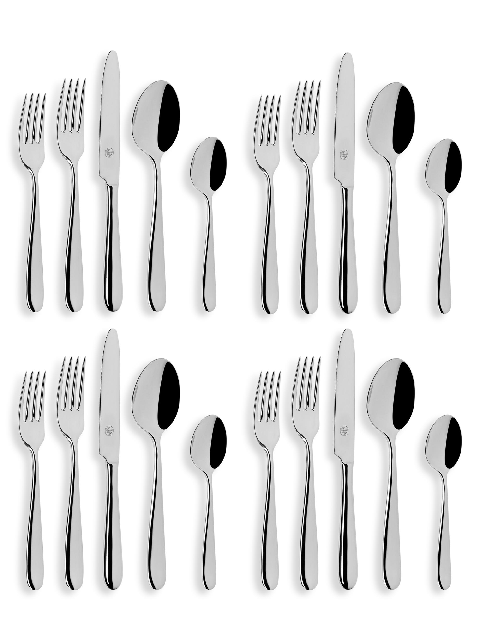 Broggi City 20-Piece Stainless Steel Flatware Set