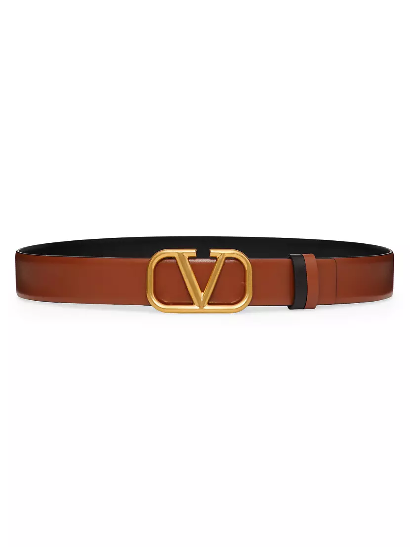 Leather belt Valentino Garavani Green size 95 cm in Leather - 35332431