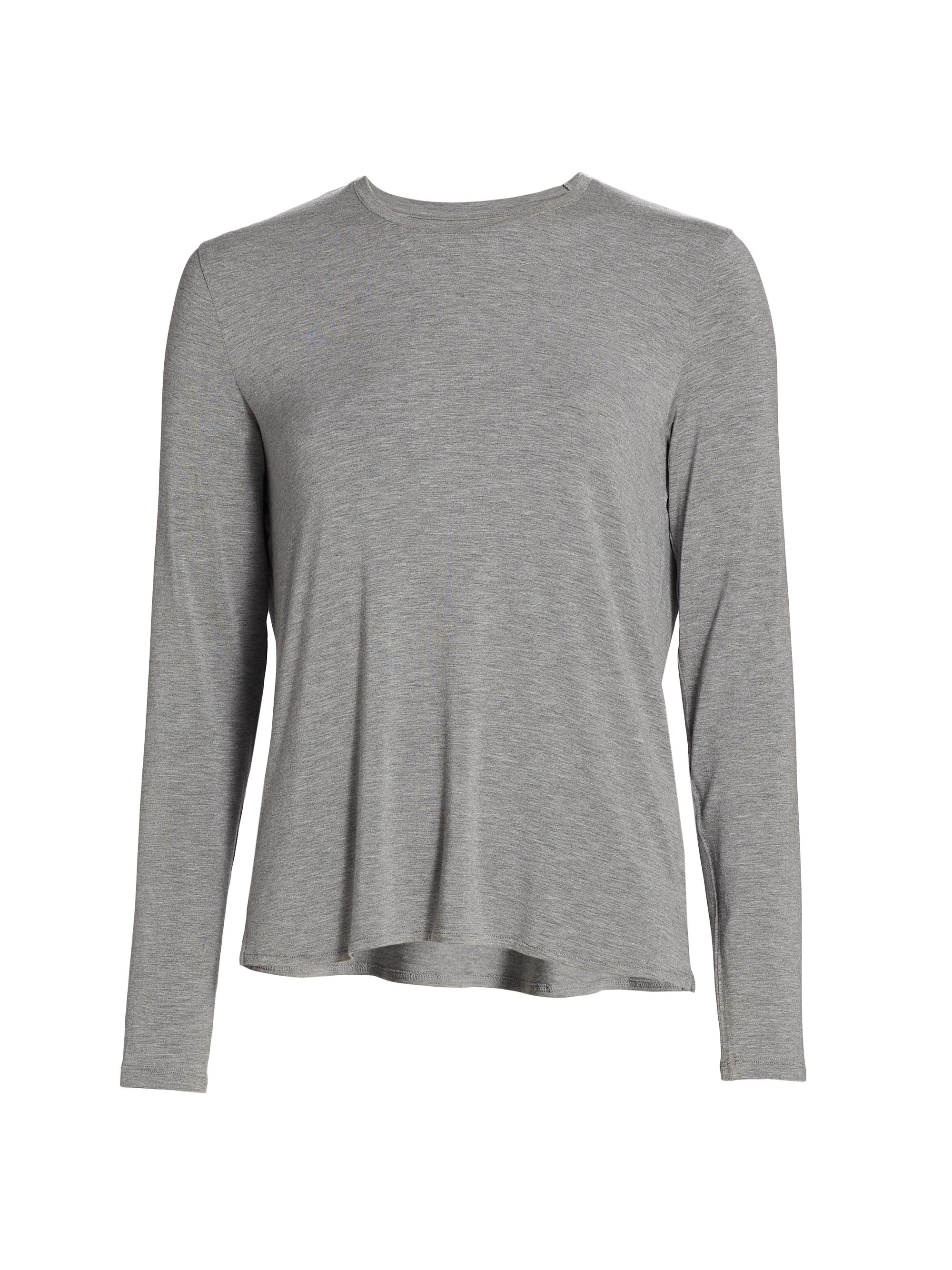 Majestic Filatures Women's Soft Touch Long Sleeve Tee - Gris Chine