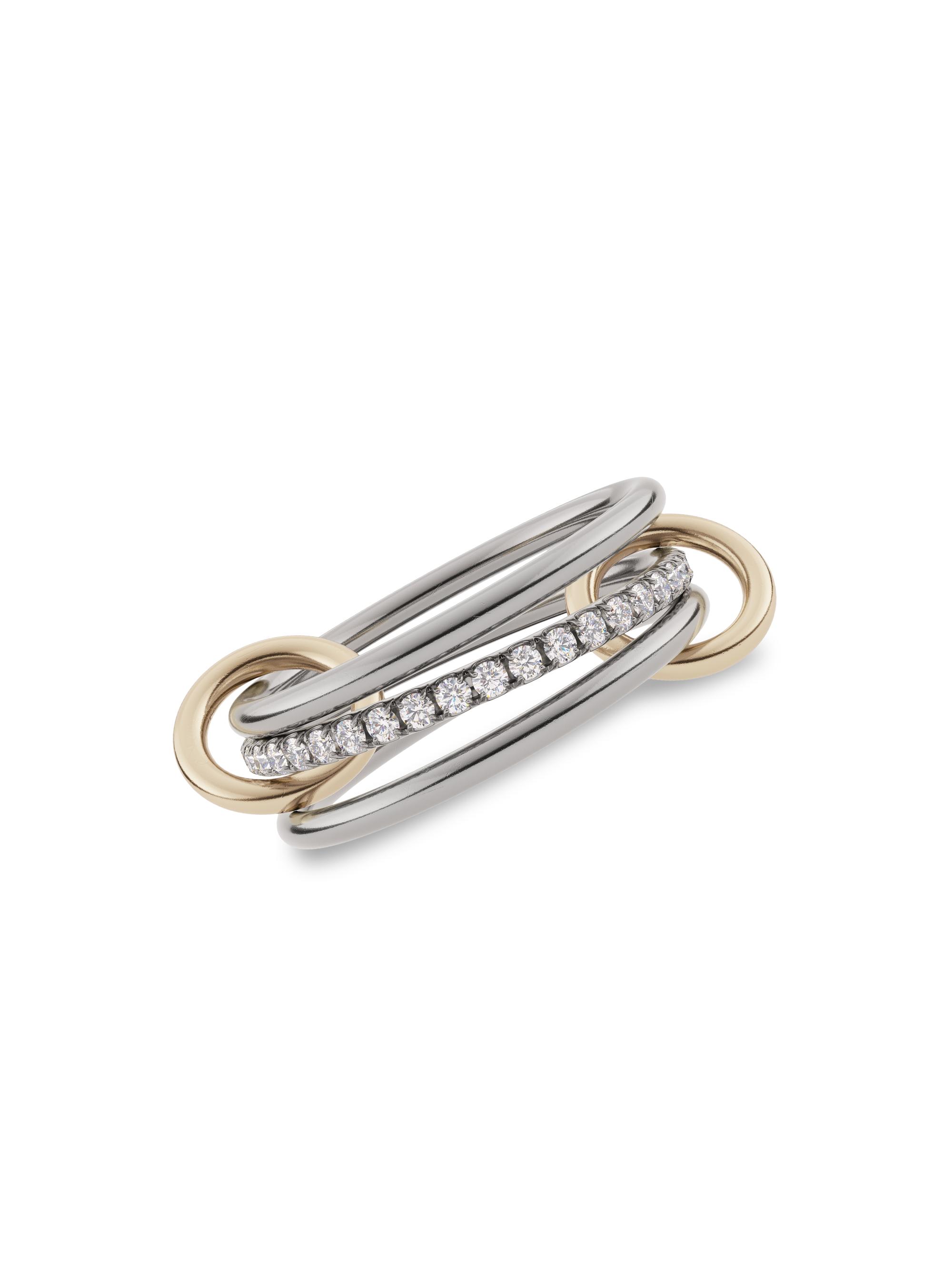 Spinelli Kilcollin Women's Galaxy 18K Yellow Gold & Diamond Ring - Silver