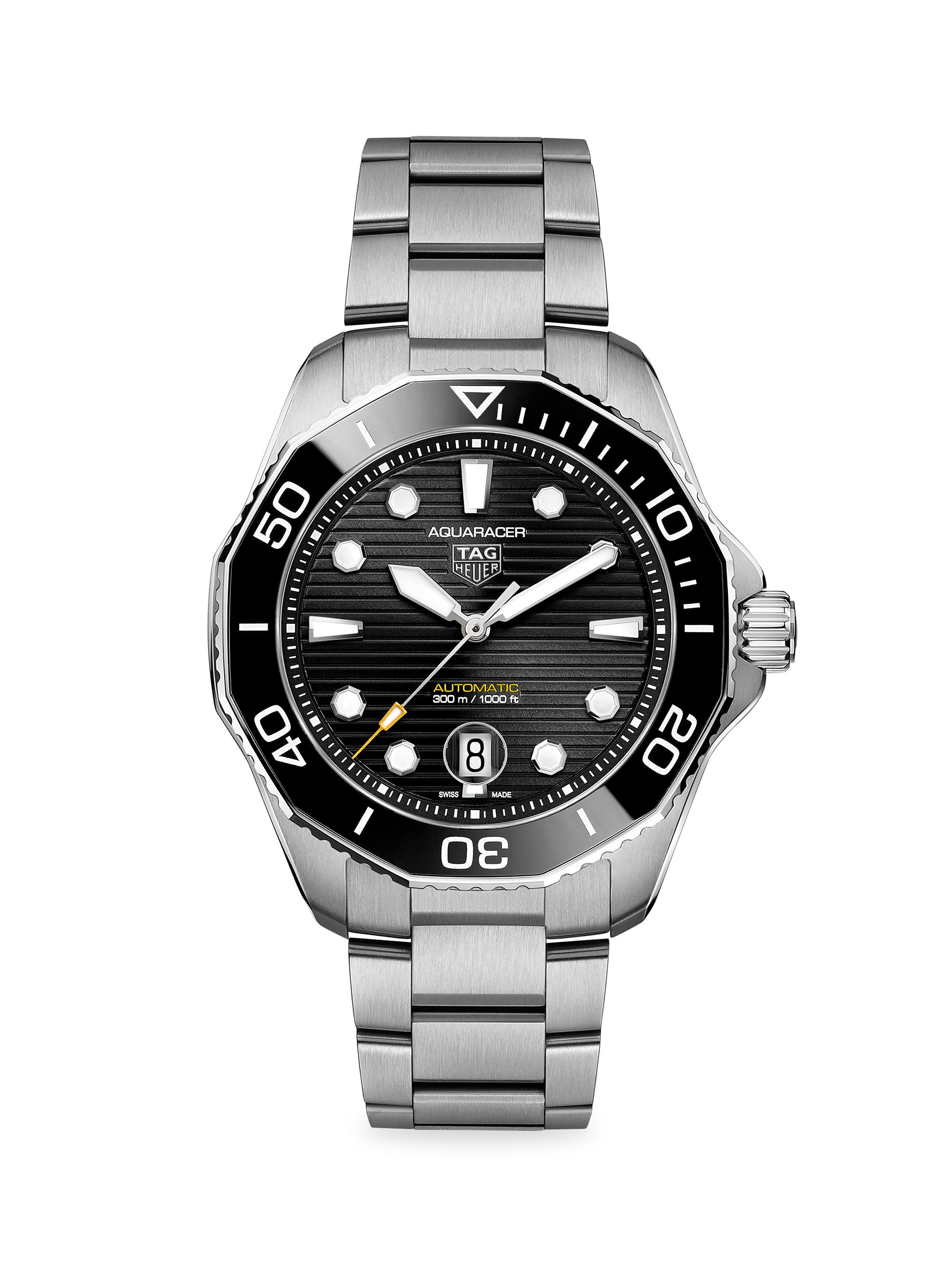 TAG Heuer Men's Aquaracer Professional 300 Stainless Steel Bracelet Watch - Silver