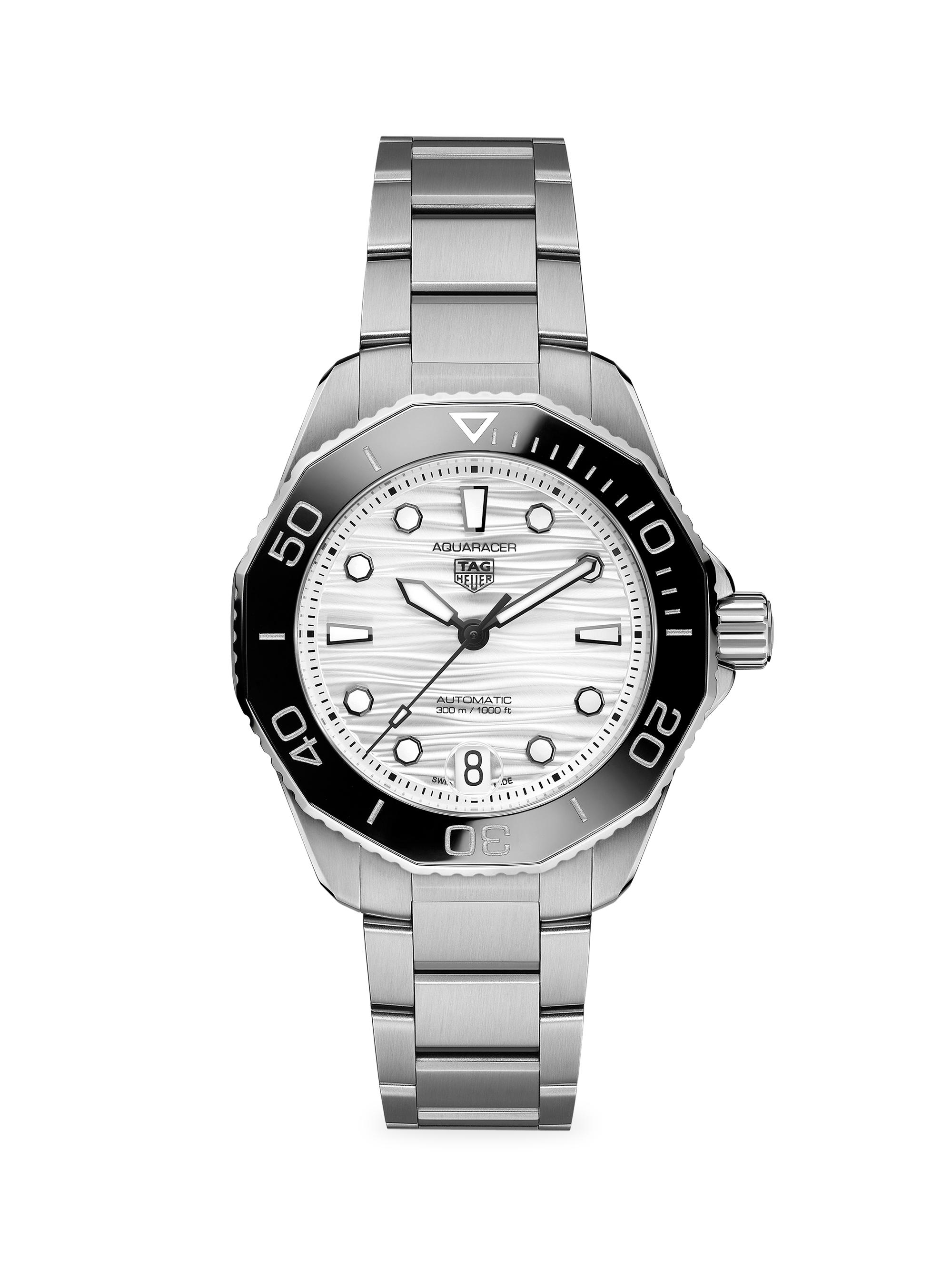 TAG Heuer Women's Aquaracer Professional 300 Stainless Steel Bracelet Watch - Silver