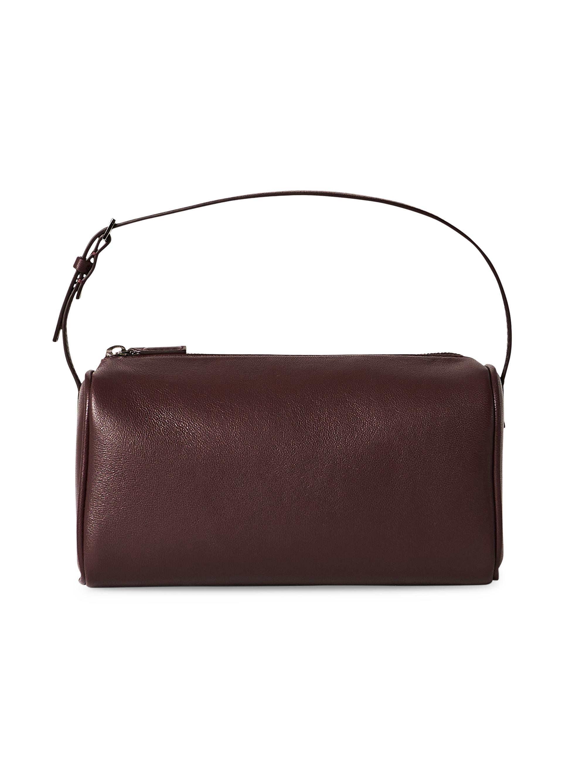 The Row 90s Leather Baguette | Saks Fifth Avenue
