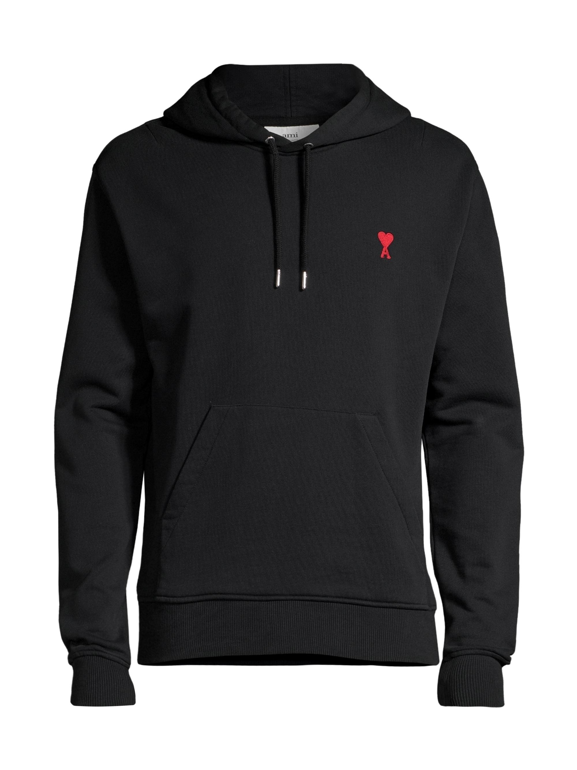 AMI Paris Embroidered Hoodie Sweatshirt | Saks Fifth Avenue