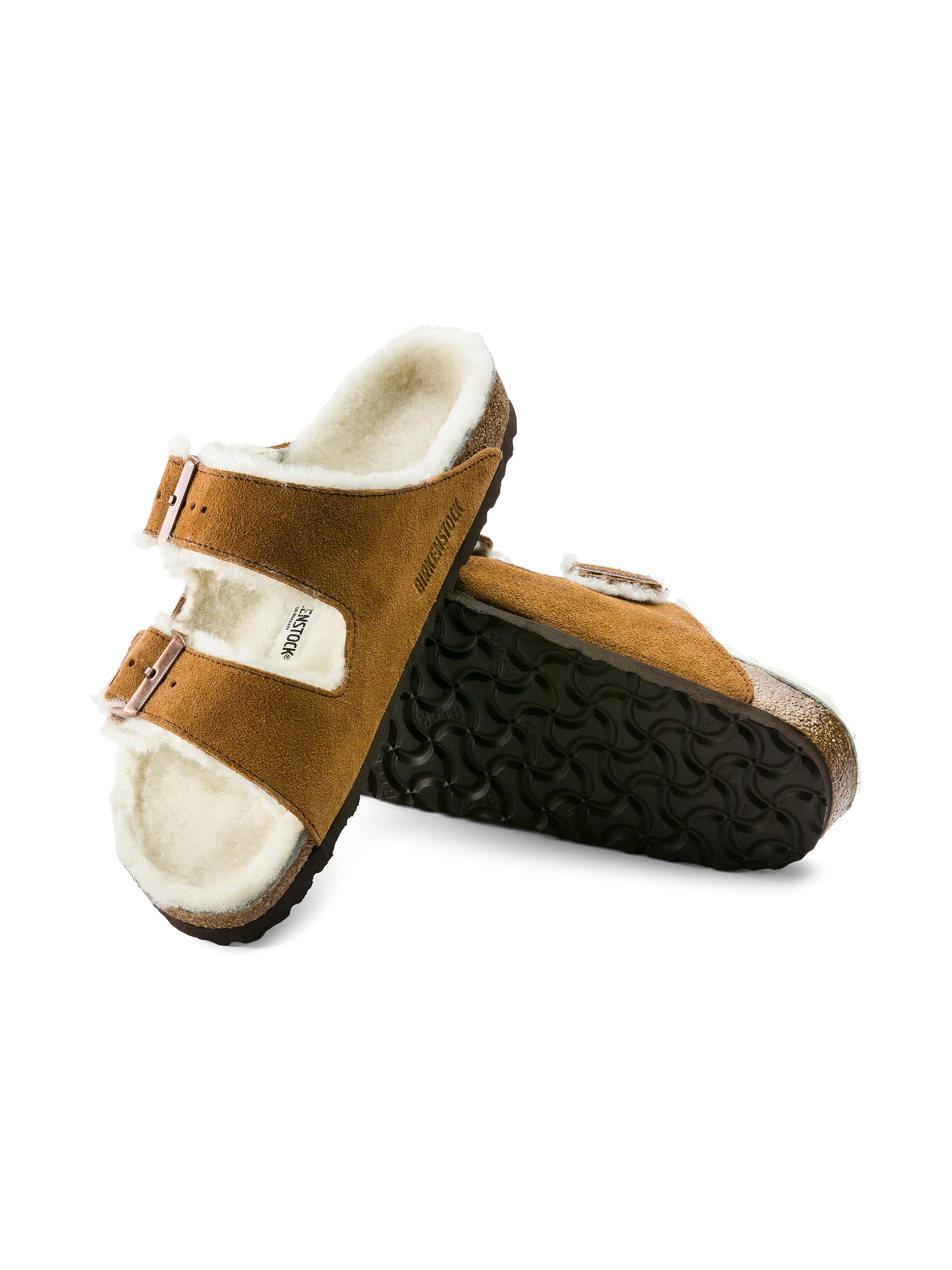 Birkenstock Arizona Shearling-Lined Sandals | Saks Fifth Avenue