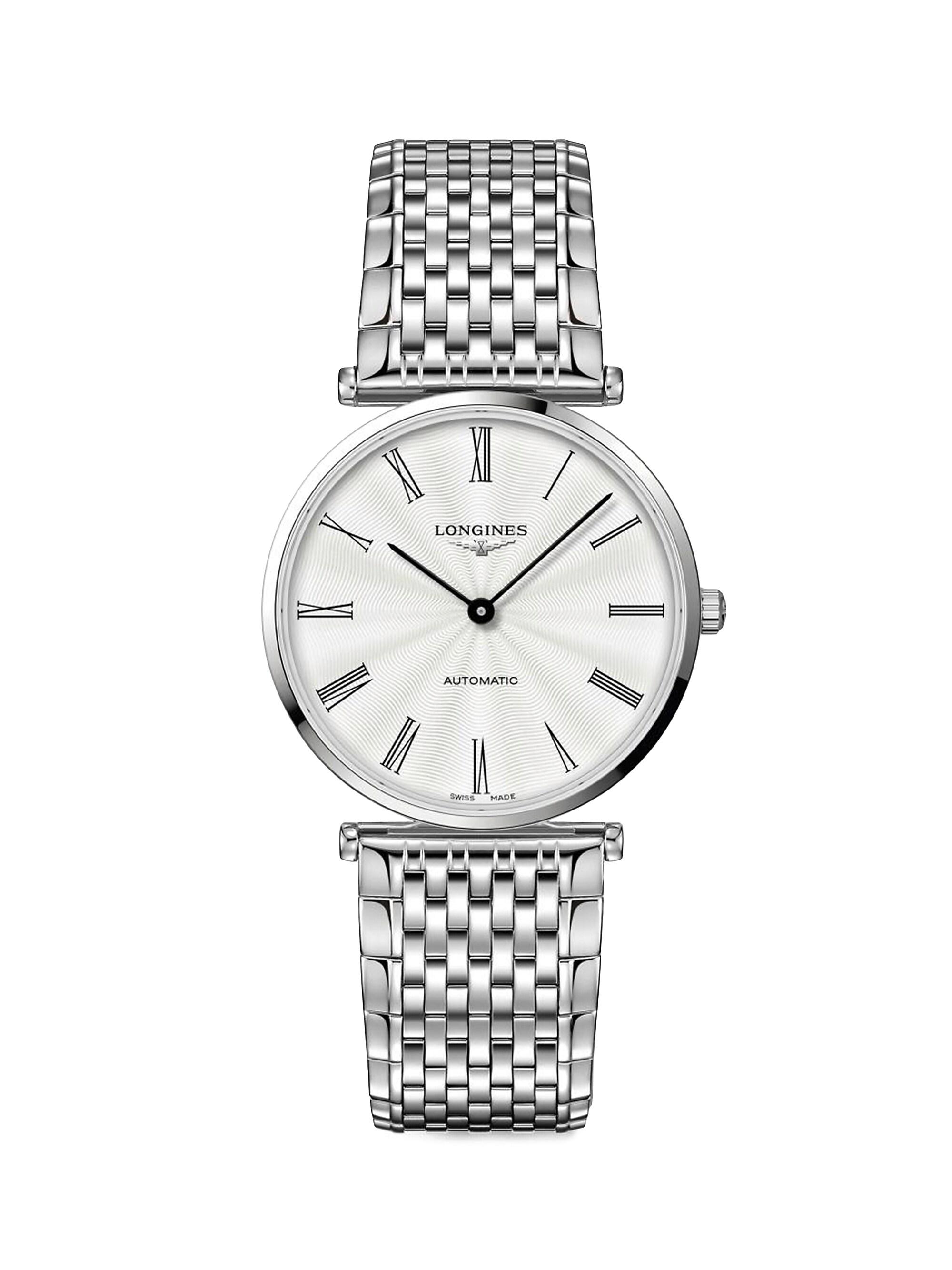 LONGINES シルバー 長方形 Longines La Grande Classique De Longines 38MM Stainless Steel