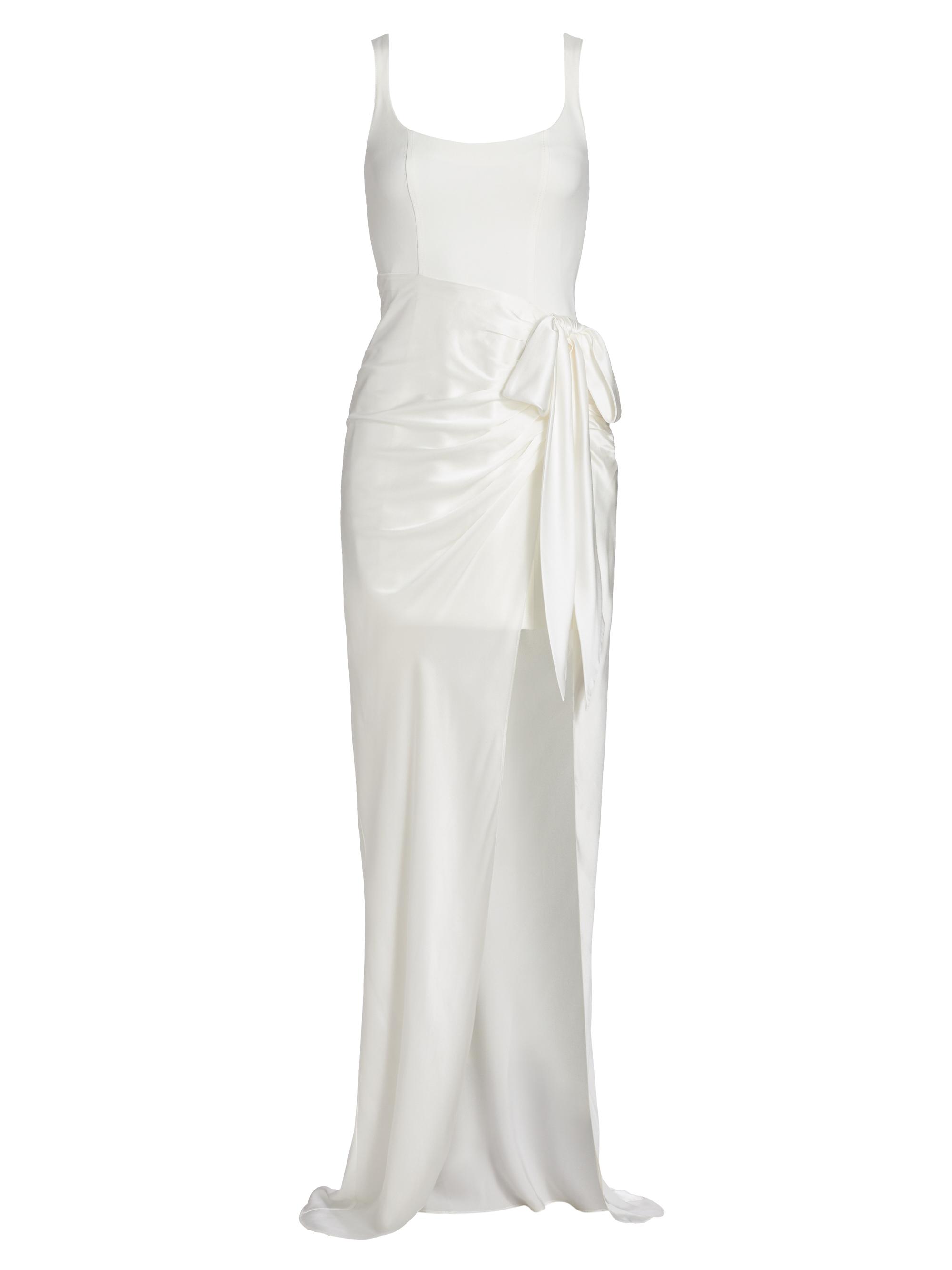 Significant Other Nida Lace Draped Twist-Front Maxi Dress | Saks Fifth  Avenue