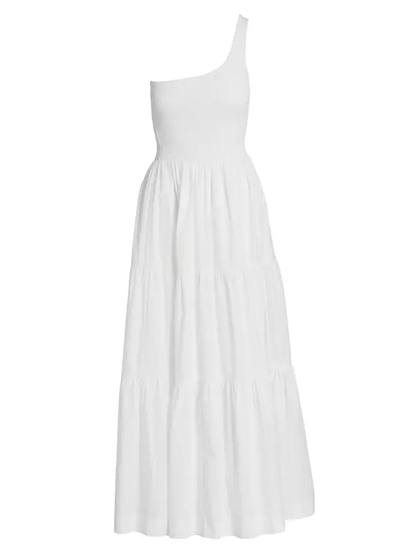 Escapism Off-the-Shoulder Cotton Maxi Dress