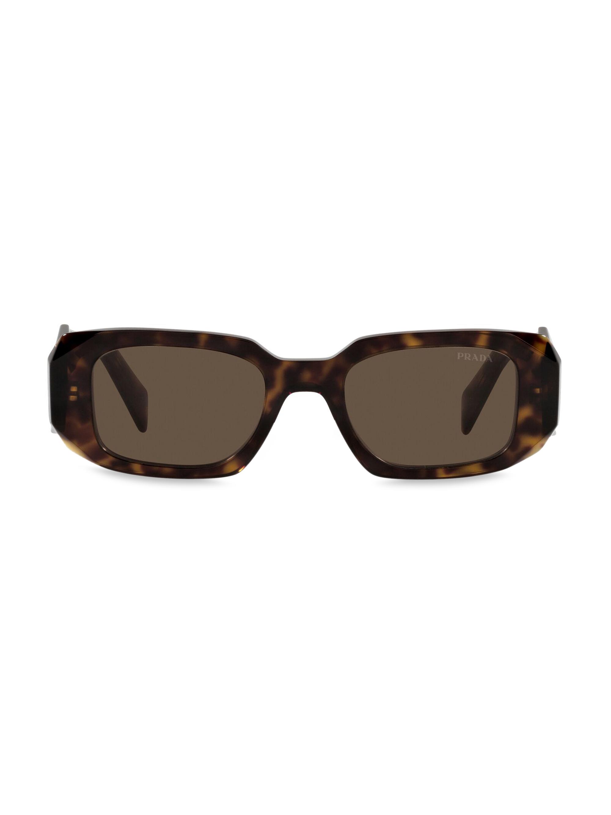 Prada Symbole 49MM Rectangle Sunglasses | Saks Fifth Avenue