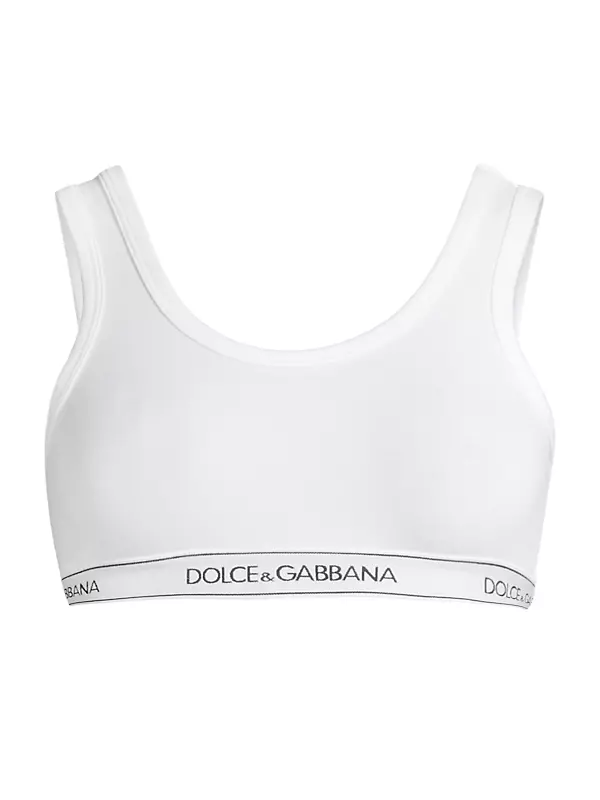 Shop Dolce & Gabbana Street Style Logo Bras by Rabbit&Rabbit