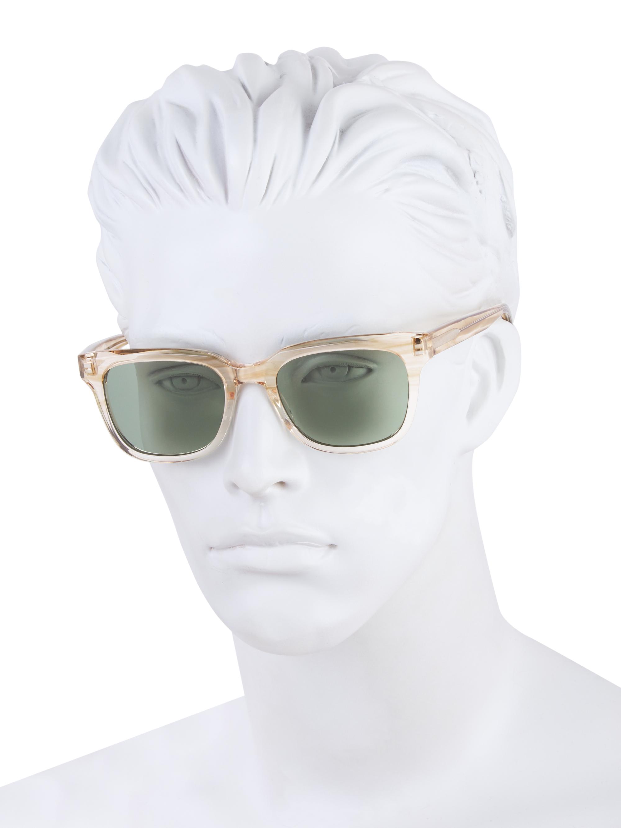 Barton Perreira Men's Chisa 52MM Rectangular Sunglasses - Light Brown | Thumbnail 2