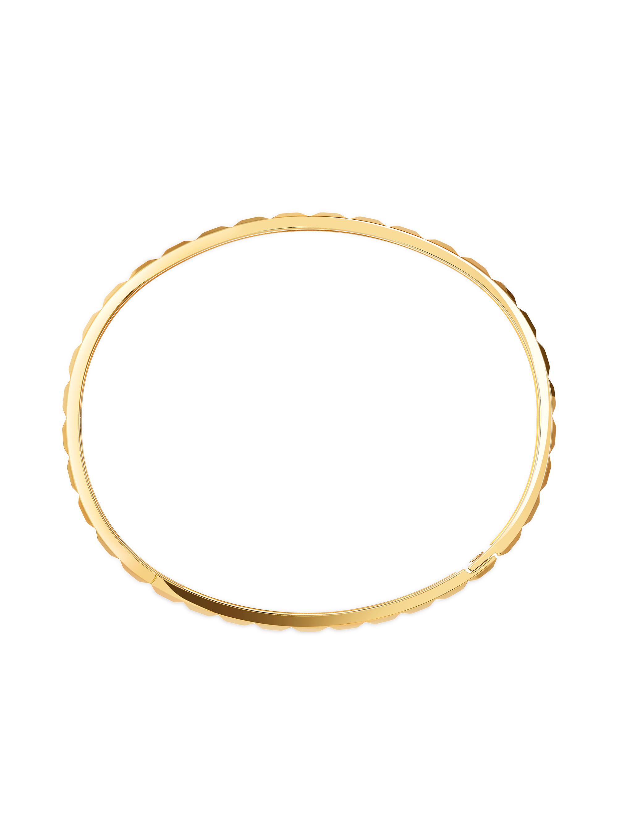 Boucheron Quatre Clou De Paris 18K Yellow Gold Bangle | Saks Fifth