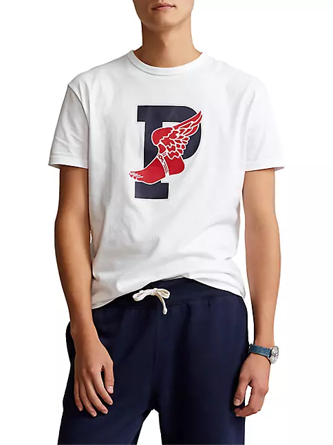 Shop Polo Ralph Lauren P-Wing Classic Fit Jersey T-Shirt | Saks