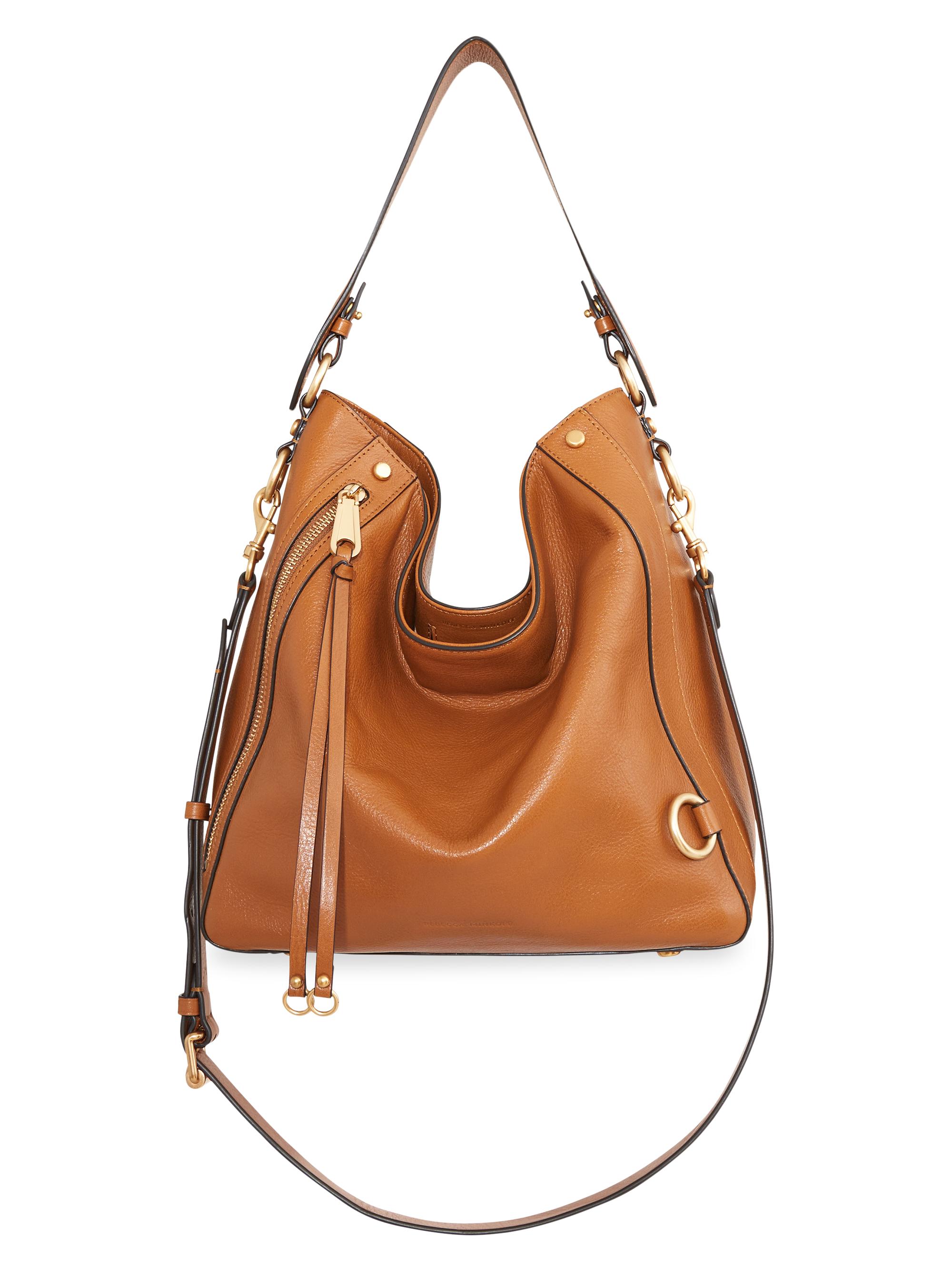 Rebecca Minkoff Women's Mab Leather Hobo Bag - Caramello