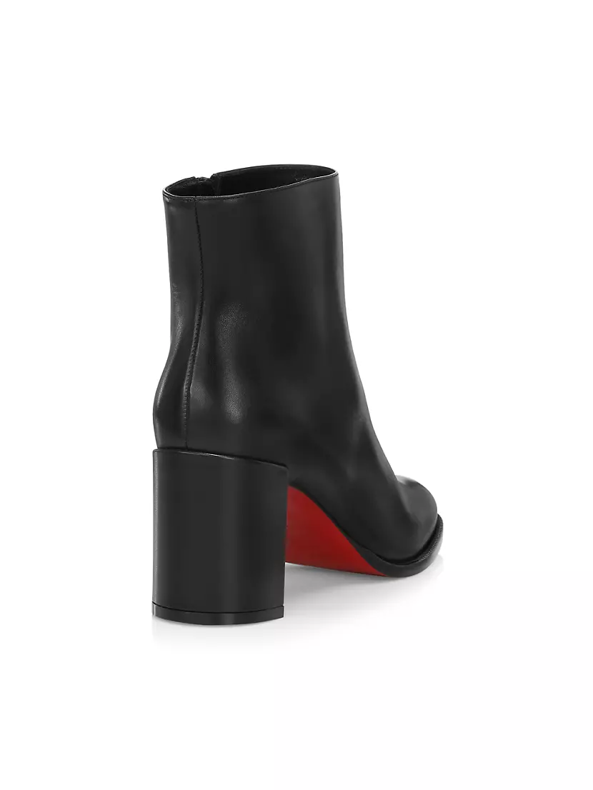 Adoxa - 70 mm Low boots - Calf leather - Black - Christian Louboutin