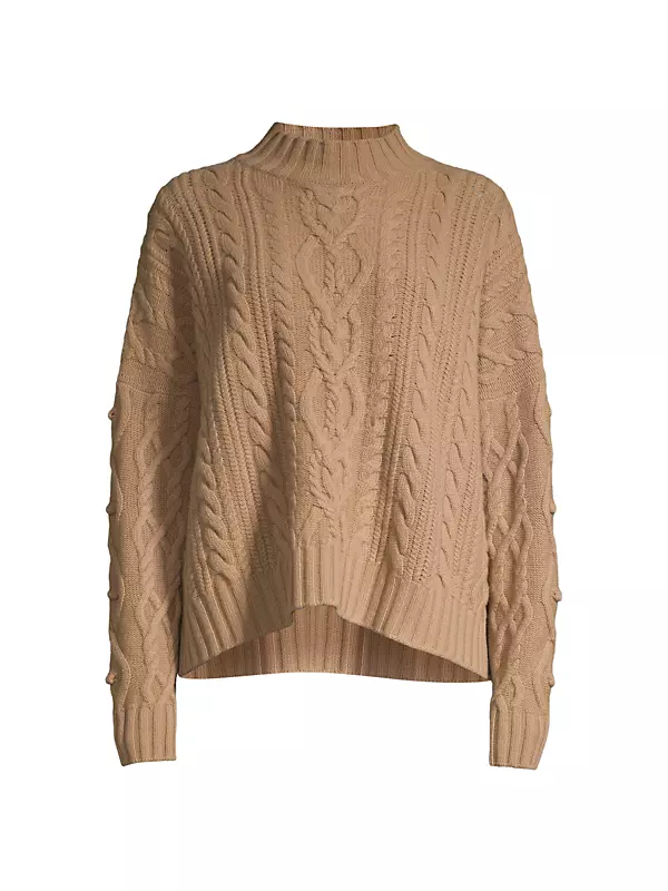 Ermes Boxy Cabled Wool Sweater