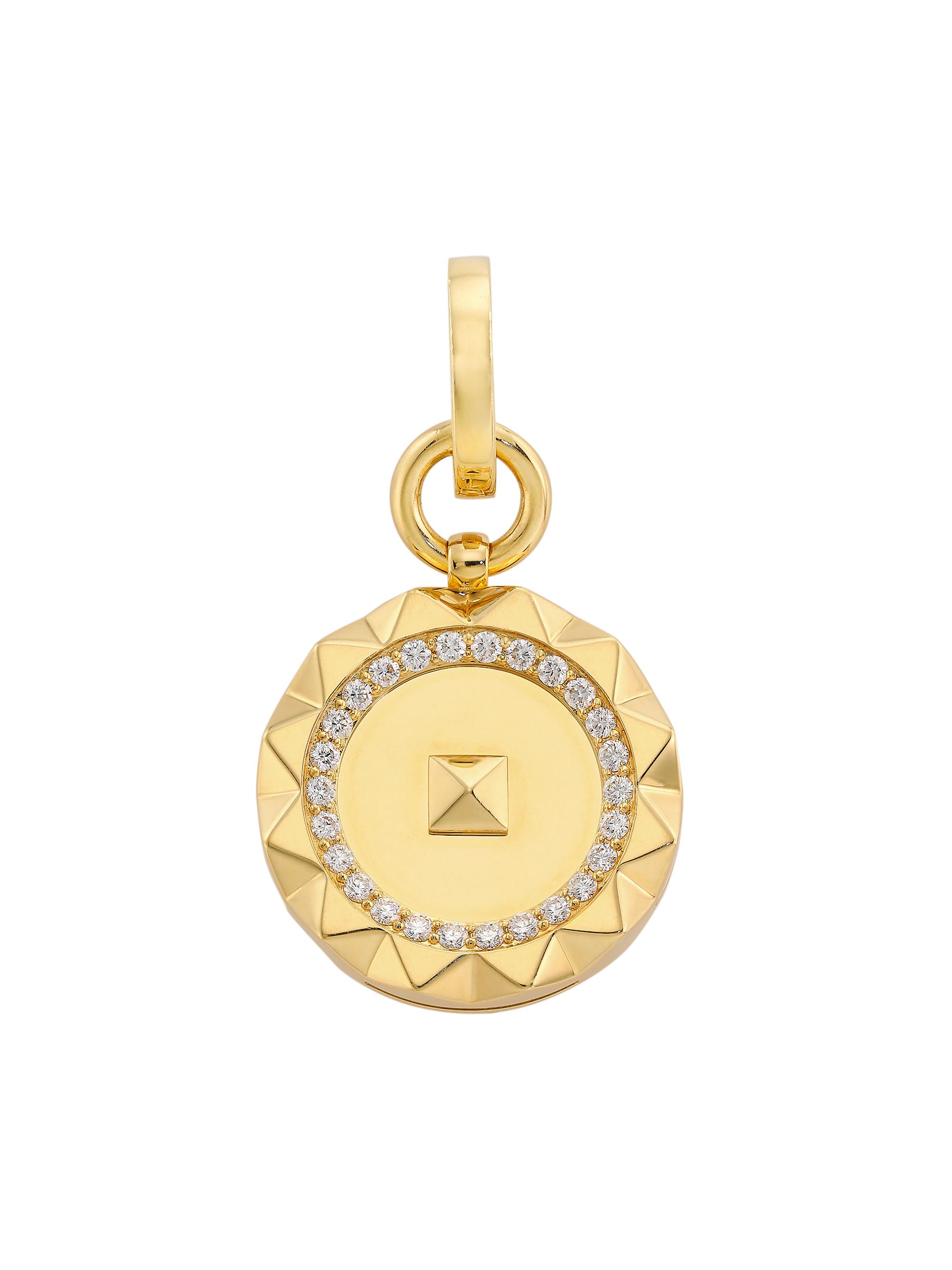 Roberto Coin Women's Obelisco 18K Yellow Gold & Diamond Pendant - Yellow Gold