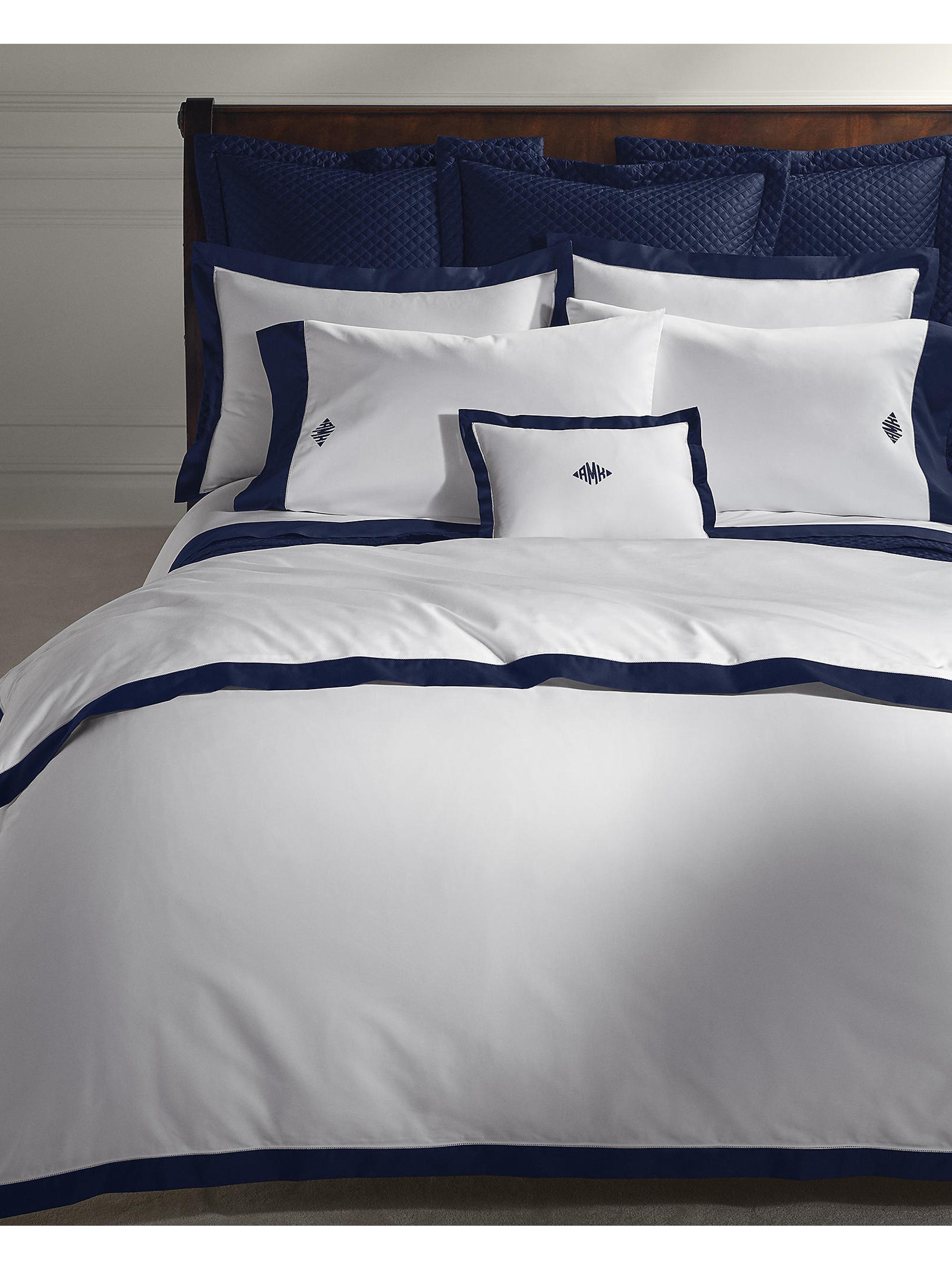 Ralph Lauren Organic Sateen Border 624-Thread Count Duvet Cover