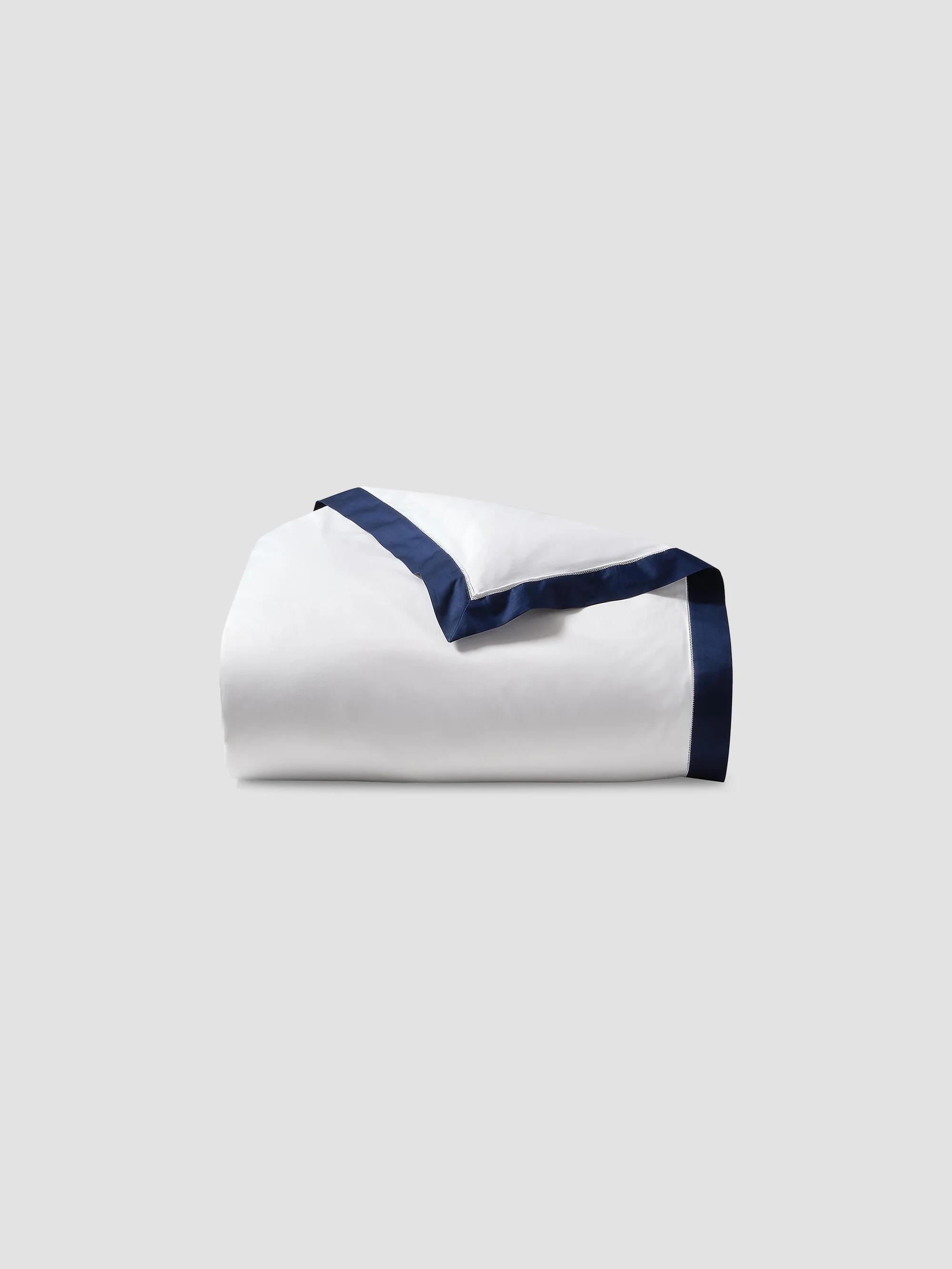 Ralph Lauren Organic Sateen Border 624-Thread Count Duvet Cover