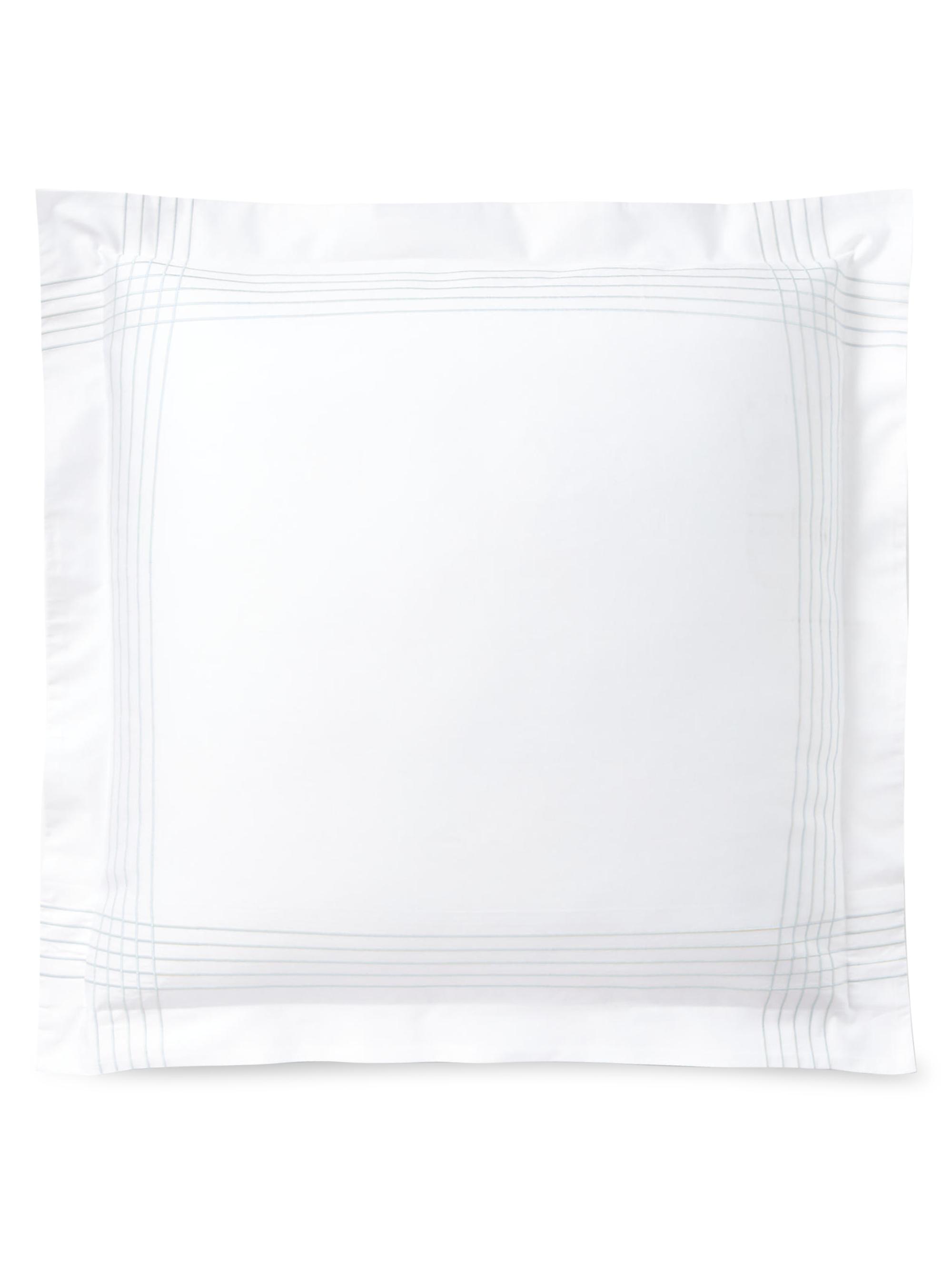 Ralph Lauren Organic Sateen Handkerchief 500 Thread Count Sham - Blue