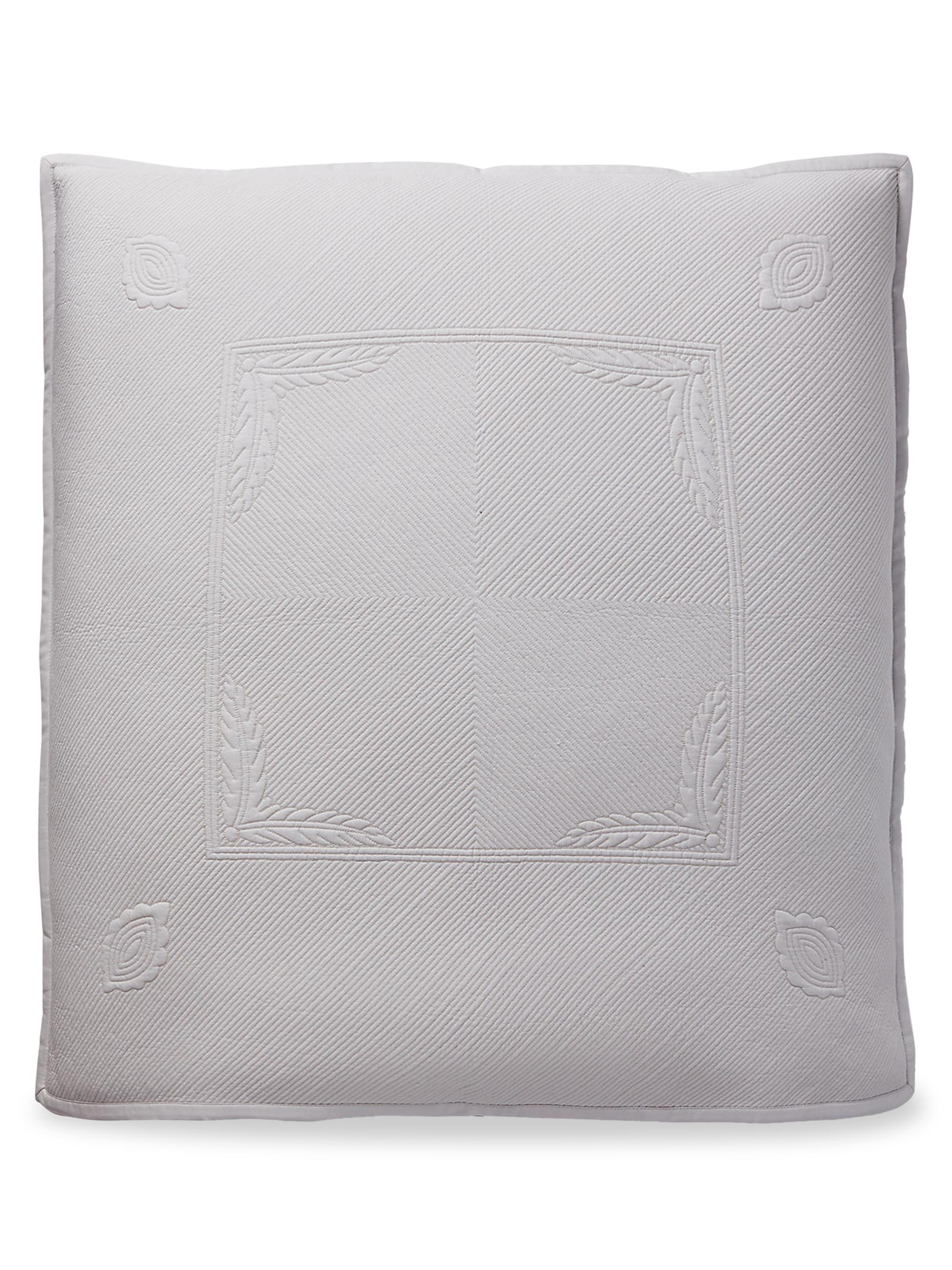 Ralph Lauren Genevieve Bedding Pauline Euro Sham - Grey
