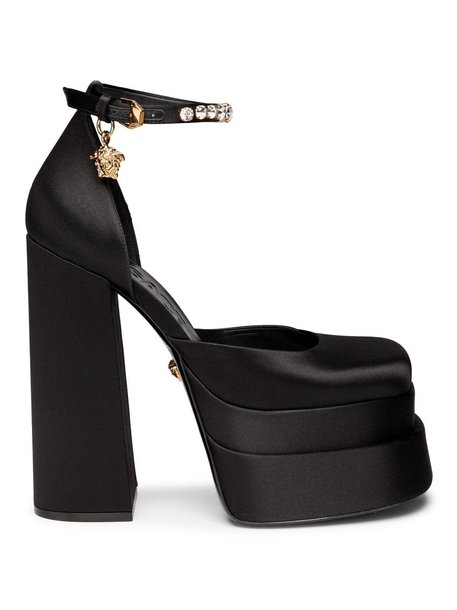 Versace Satin Platform Pumps | Saks Fifth Avenue