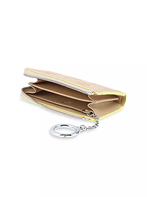 Genuine Leather Keychain Holder Zipper Key Pouch Luxury Designer