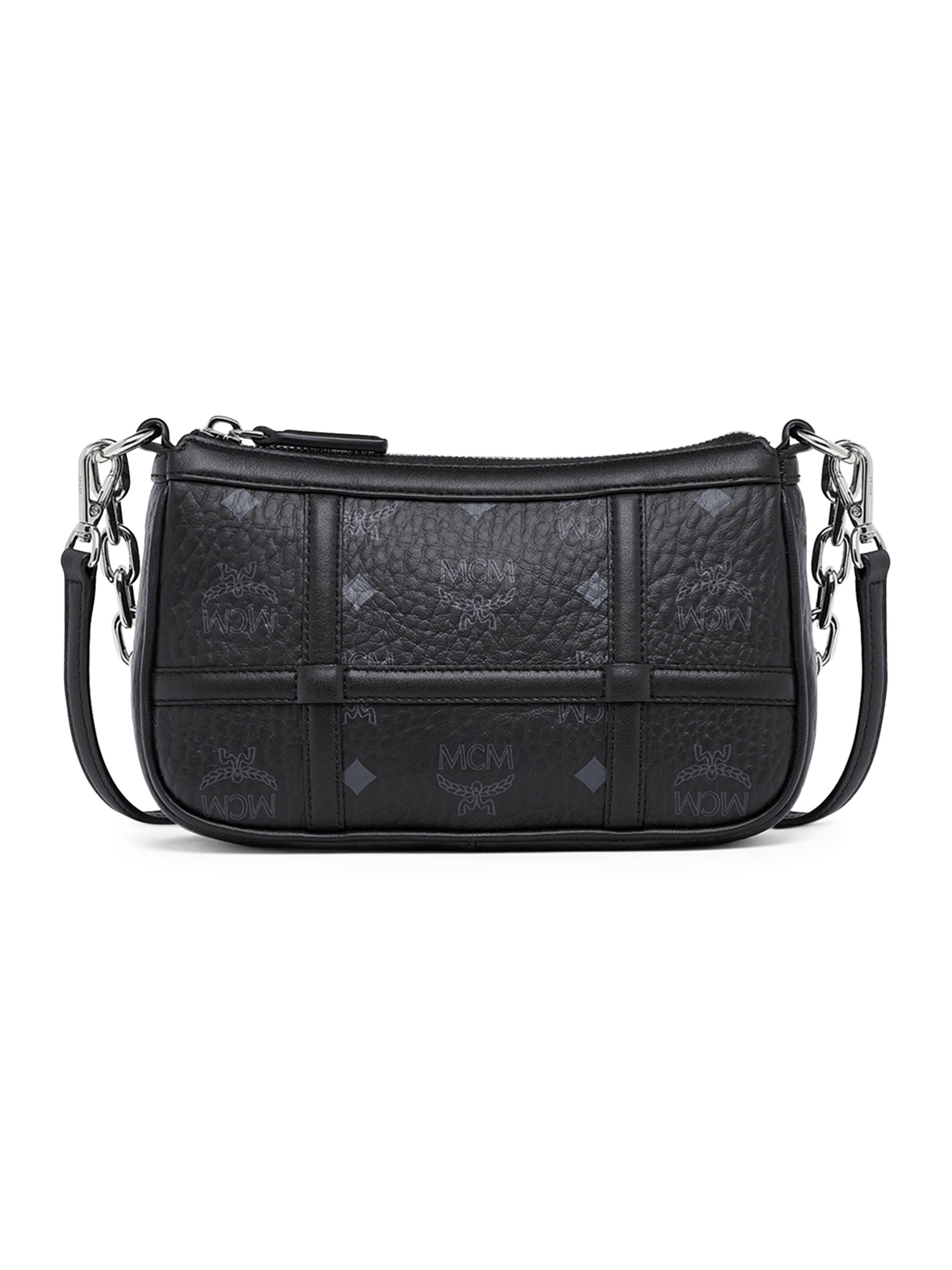 MCM Women's Mini Delmy Visetos Shoulder Bag - Black