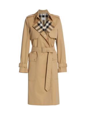 Burberry raincoat in printed cotton