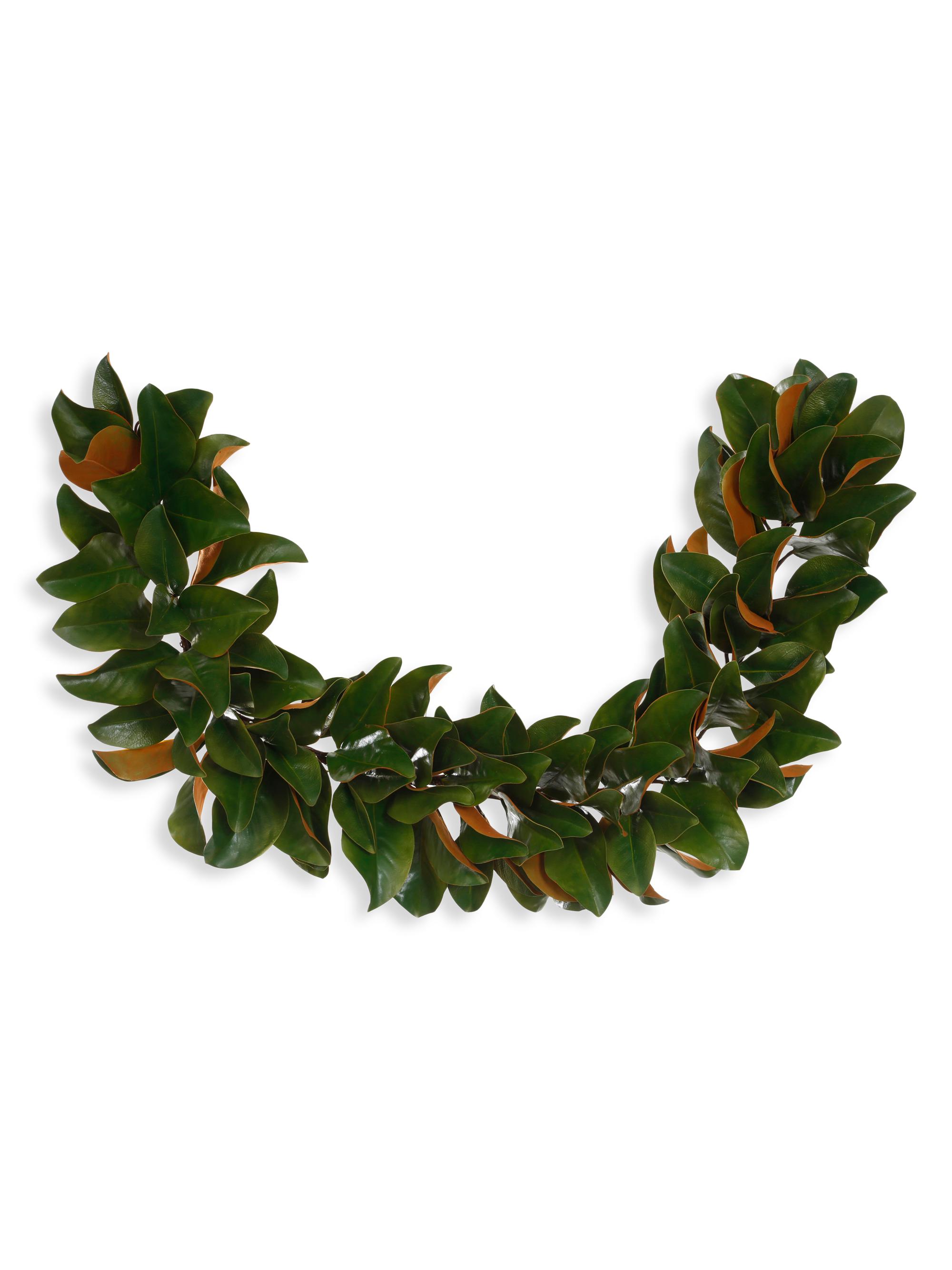 Winward Home Permanent Botanicals Imitation Magnolia Leaf Garland - Green