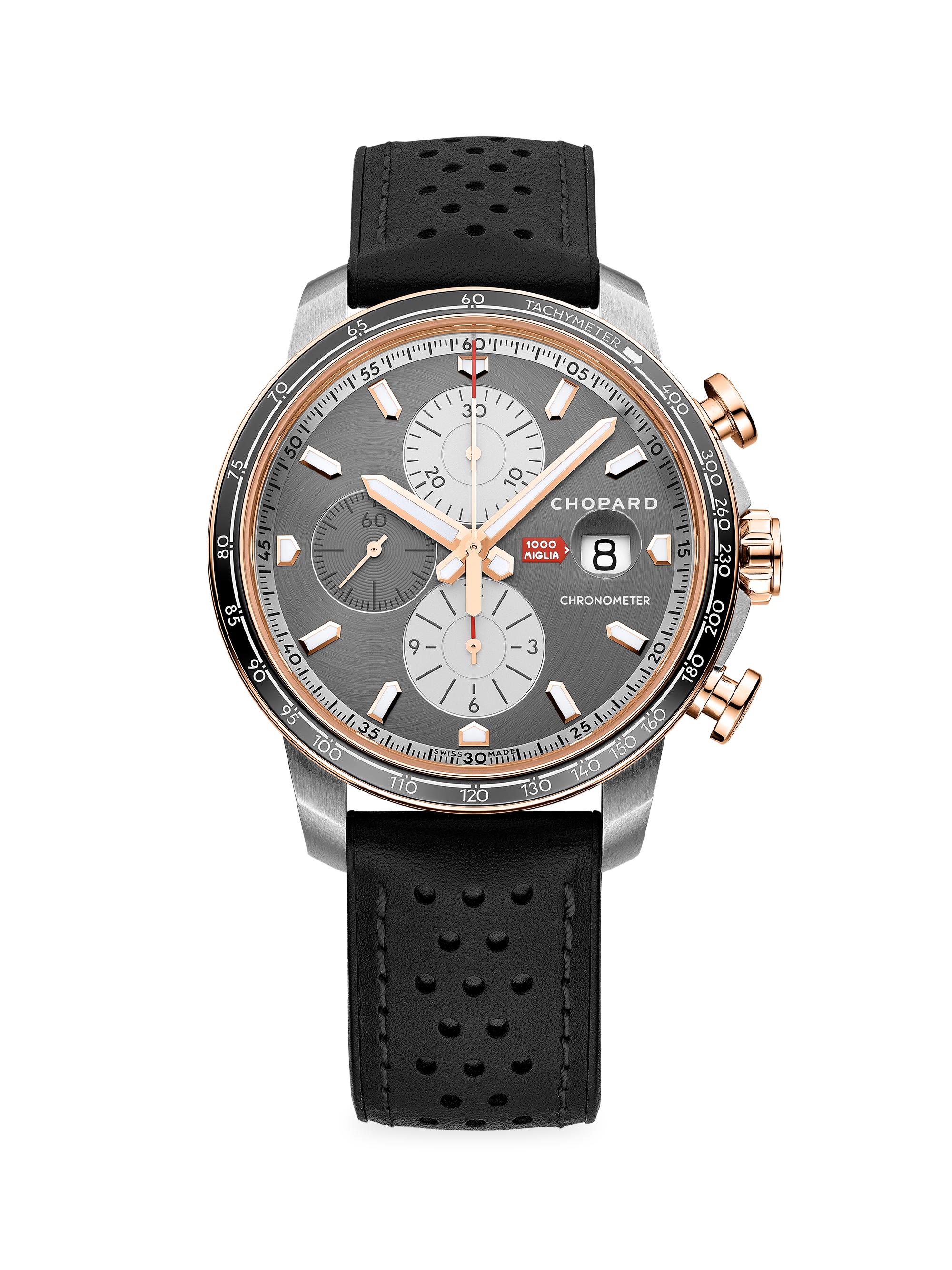 Chopard Men's Classic Racing 18K Rose Gold & Stainless Steel Limited-Edition Watch