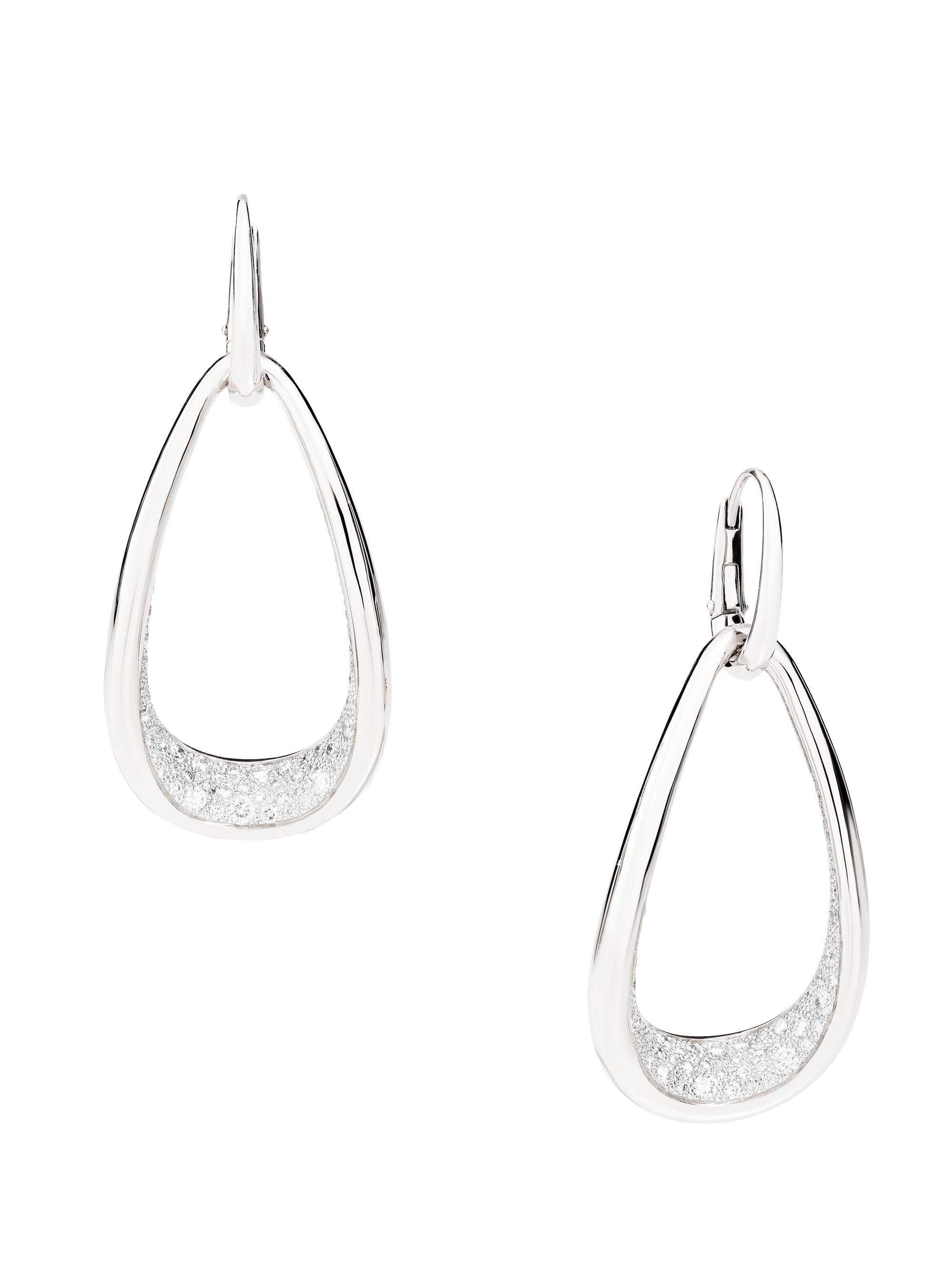 Pomellato Women's Fantina 18K White Gold & Diamond Drop Earrings - White Gold