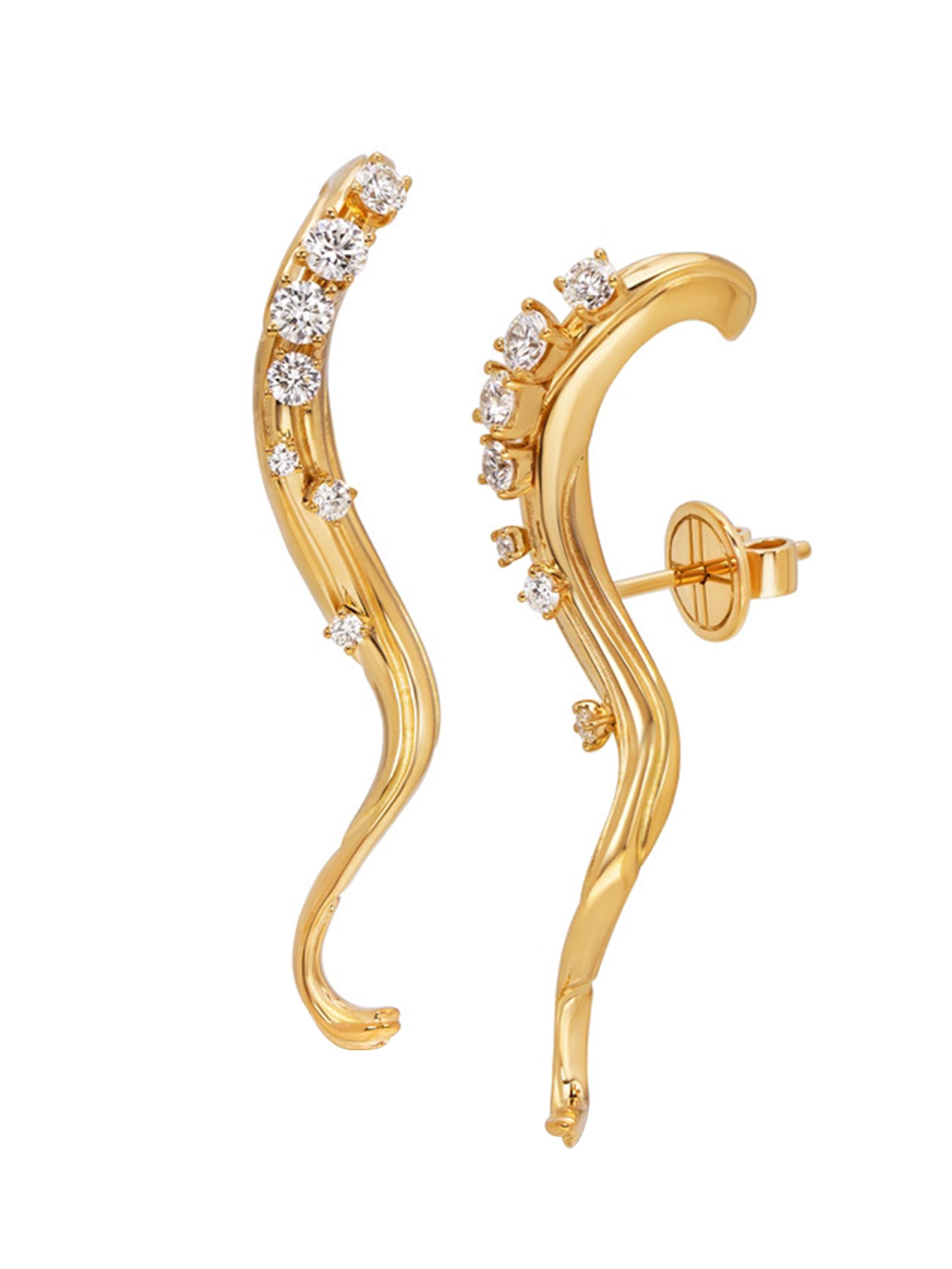 Hueb Women's Bahia 18K Yellow Gold & Diamond Earrings - Yellow Gold