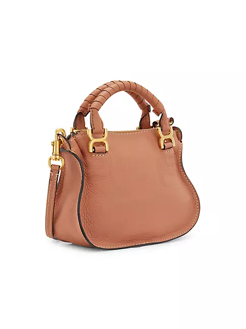 Chloé Mini Marcie Crossbody Bag - Brown Crossbody Bags, Handbags